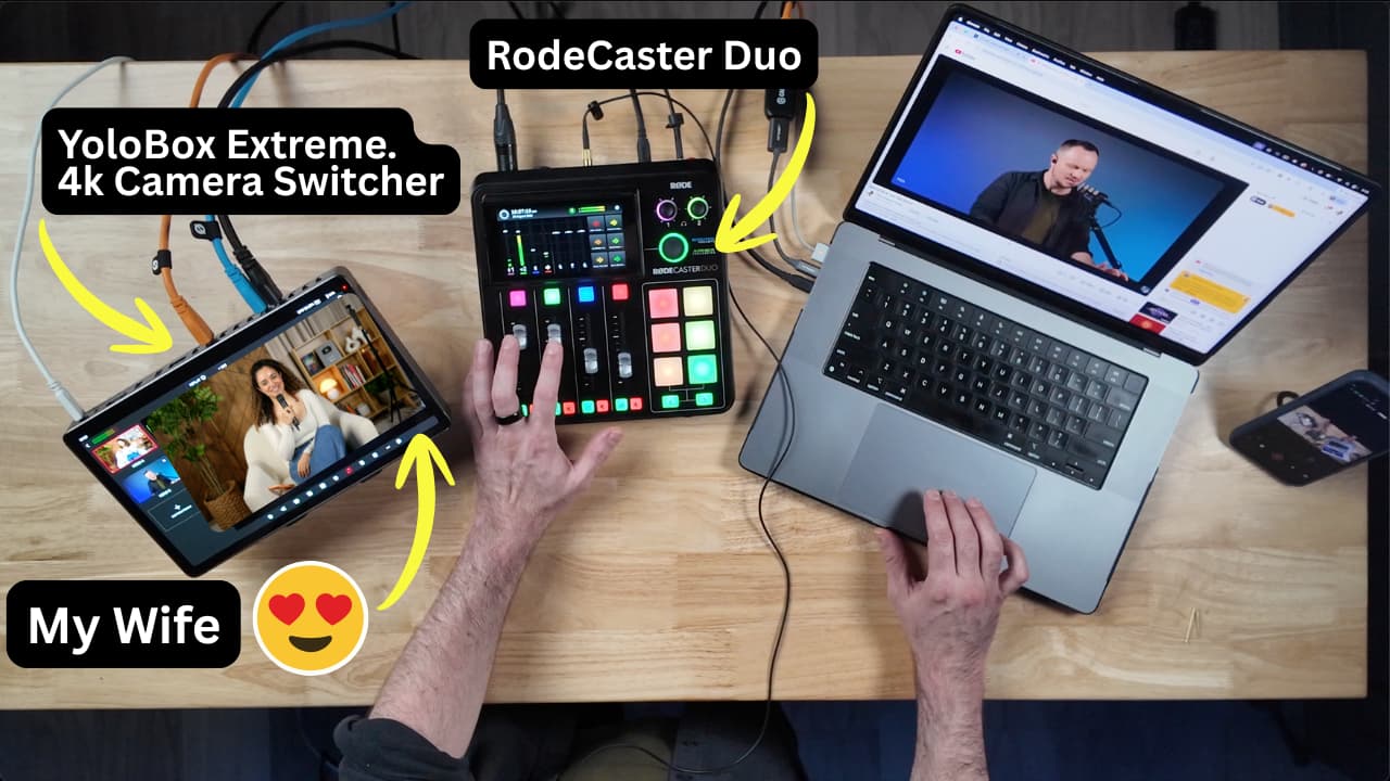 Setup 3: The Pro Multicam Show — Full Video Podcast Live Stream Setup — original studio demonstration
