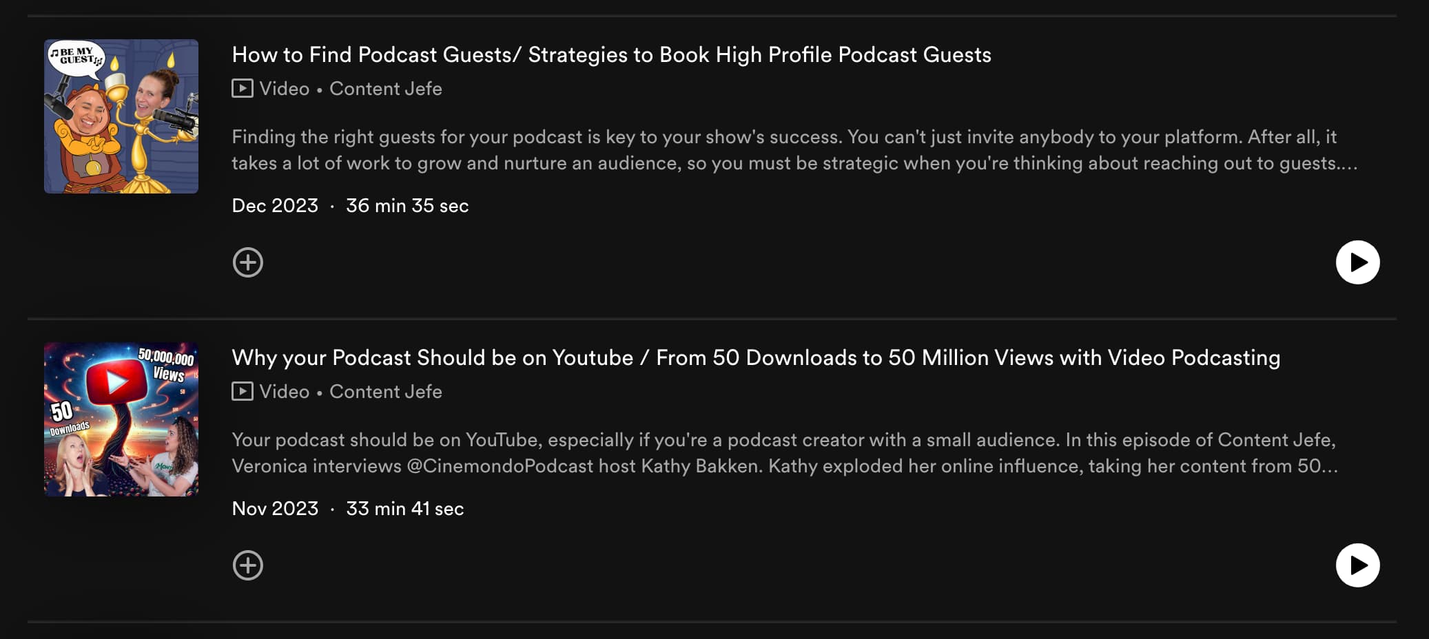 After you upload your podcast episode, add the following details: original studio demonstration