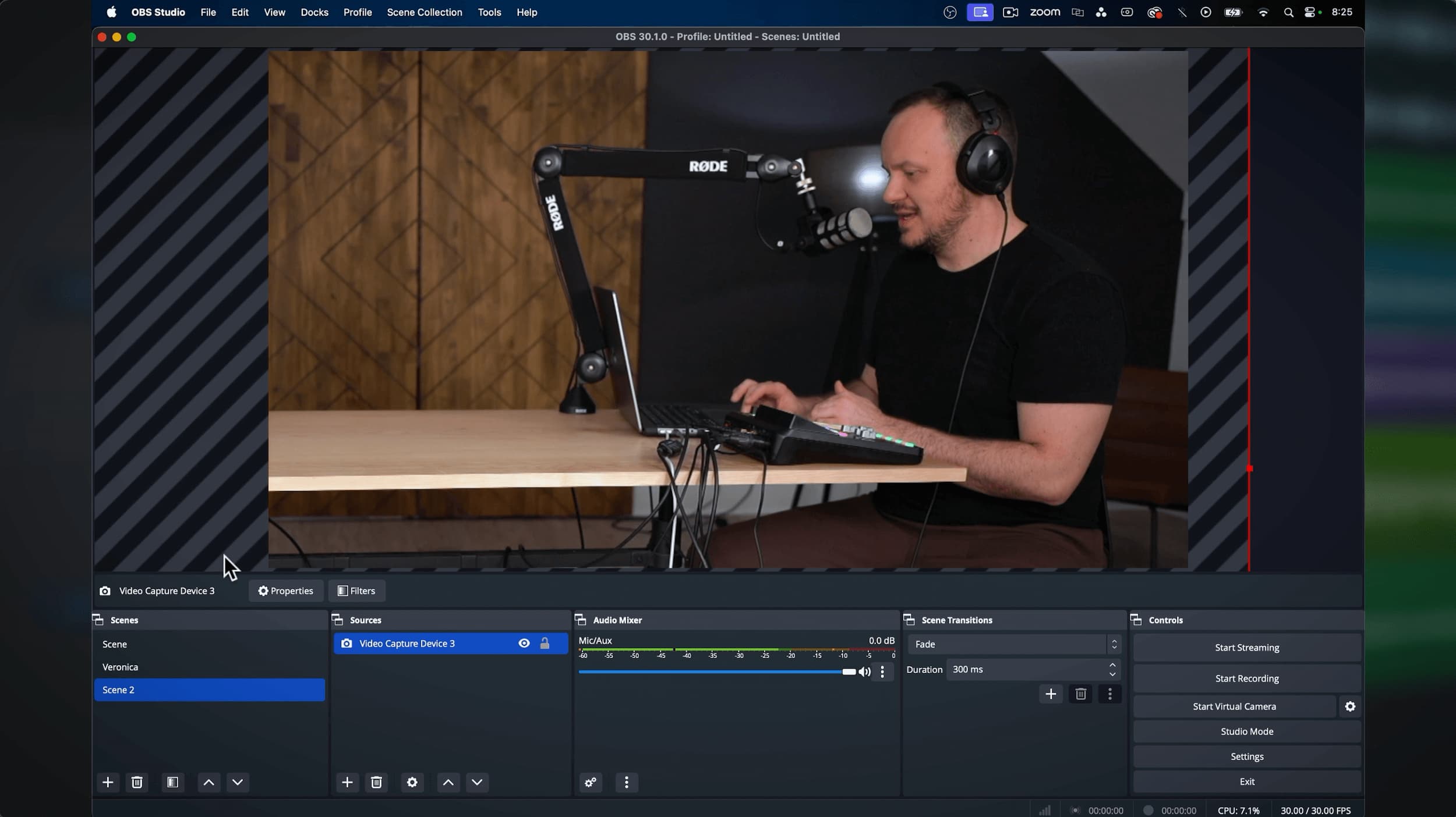 Let’s Get Scene #3 Set Up in OBS, Studio Steve: original studio demonstration