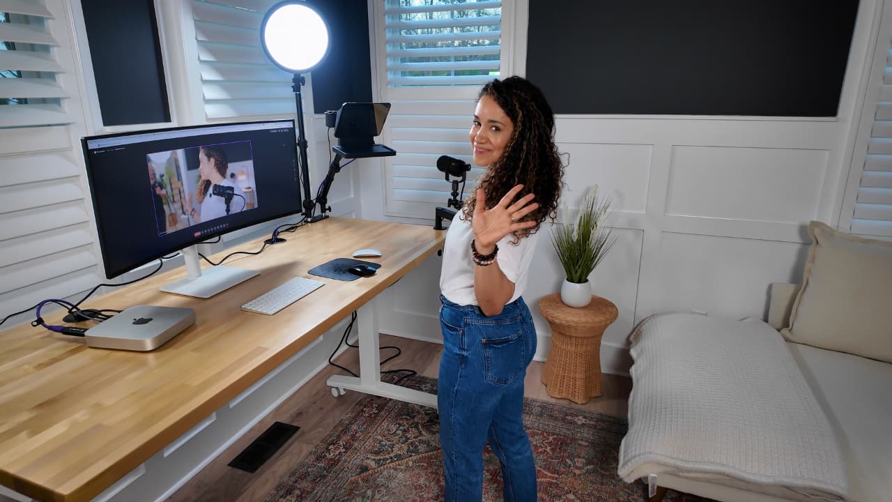The Always-Ready Solo Video Podcast Studio, original studio demonstration