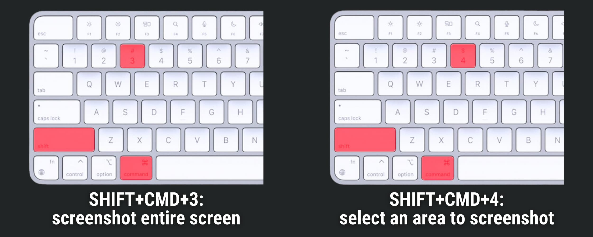 Apple computers have 2 really cool quick keys for taking screenshots: original studio demonstration