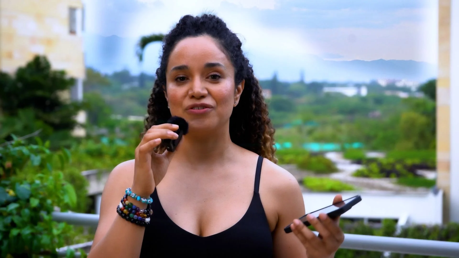 Recording A Video Podcast Outdoors, original studio demonstration