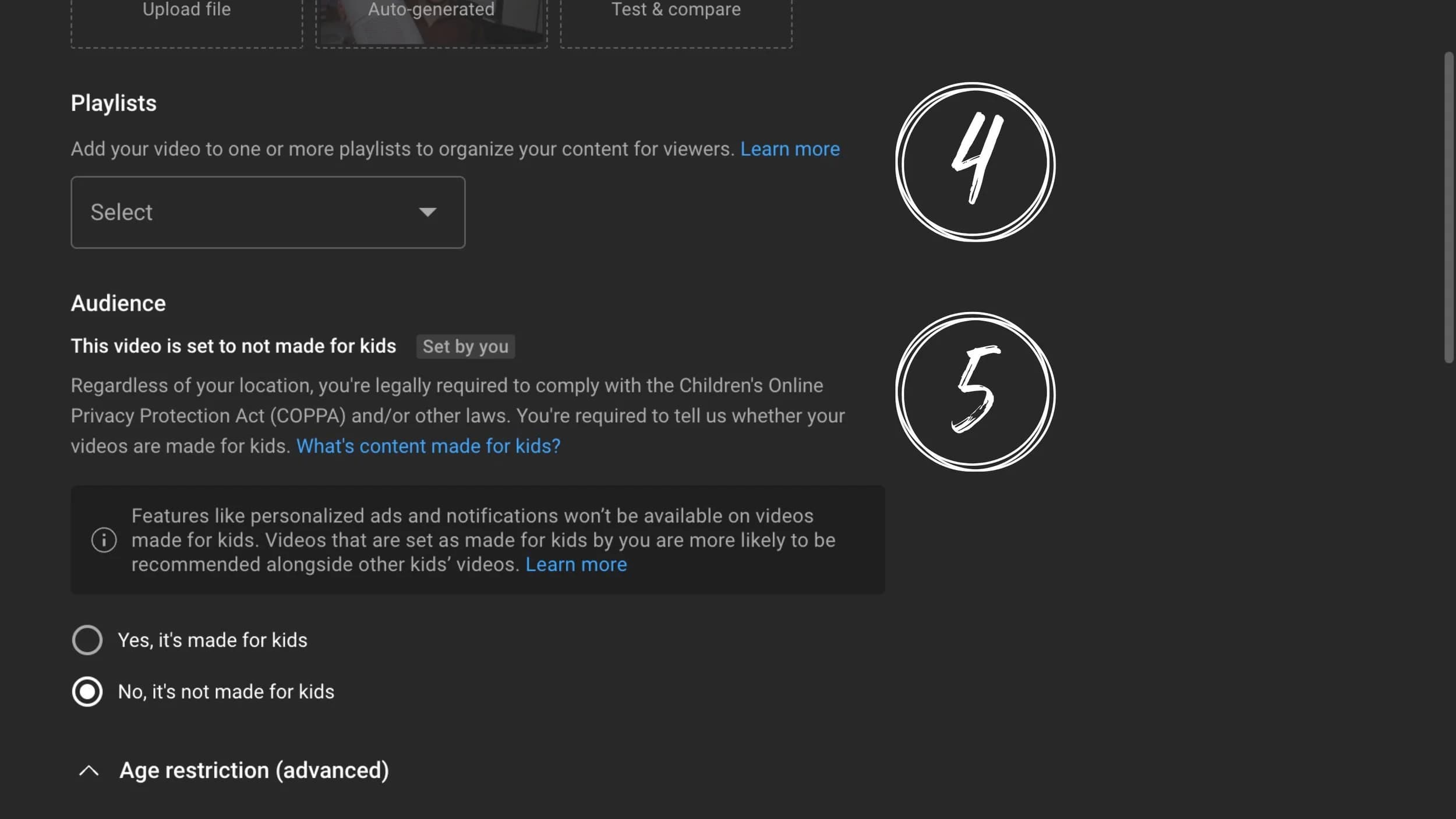 Finalize Thumbnail and Upload onto YouTube, original studio demonstration