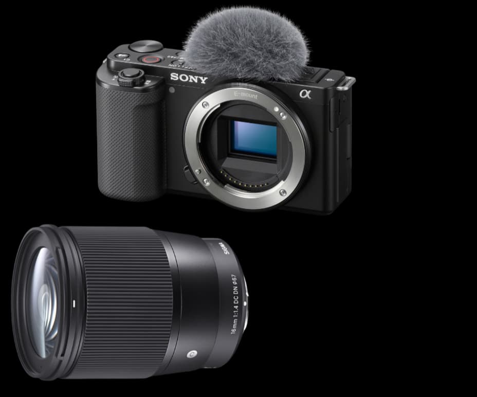 Sony ZV-E10 + Sigma 16mm F1.4