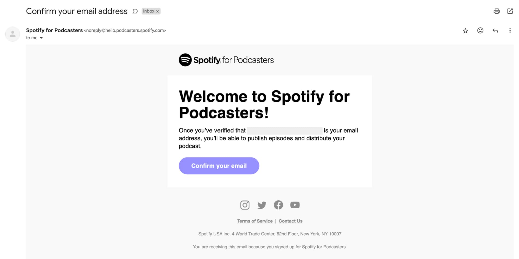 6. Confirm Your Email Address, original studio demonstration