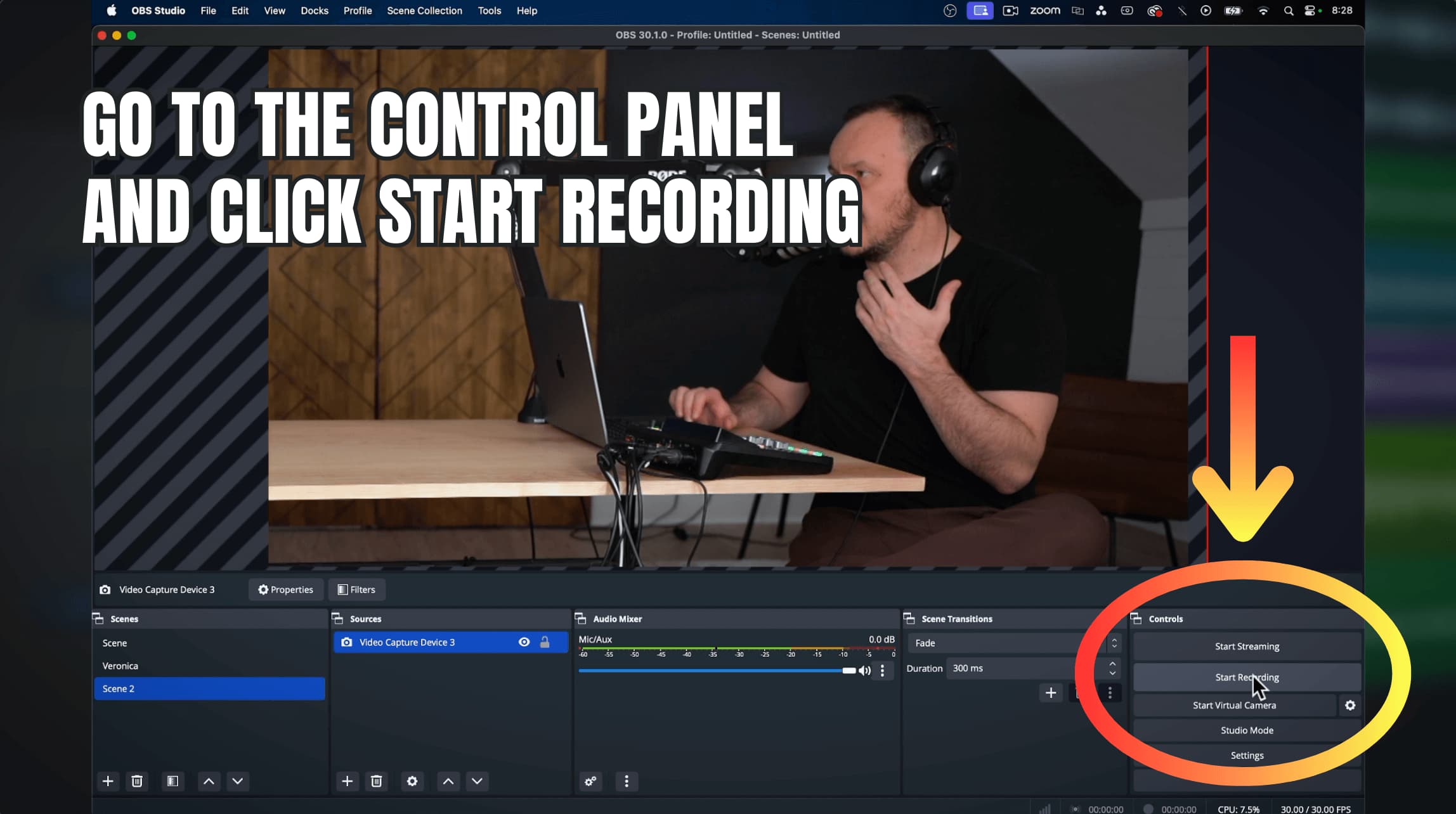 Let’s Finish Setting Up OBS: original studio demonstration