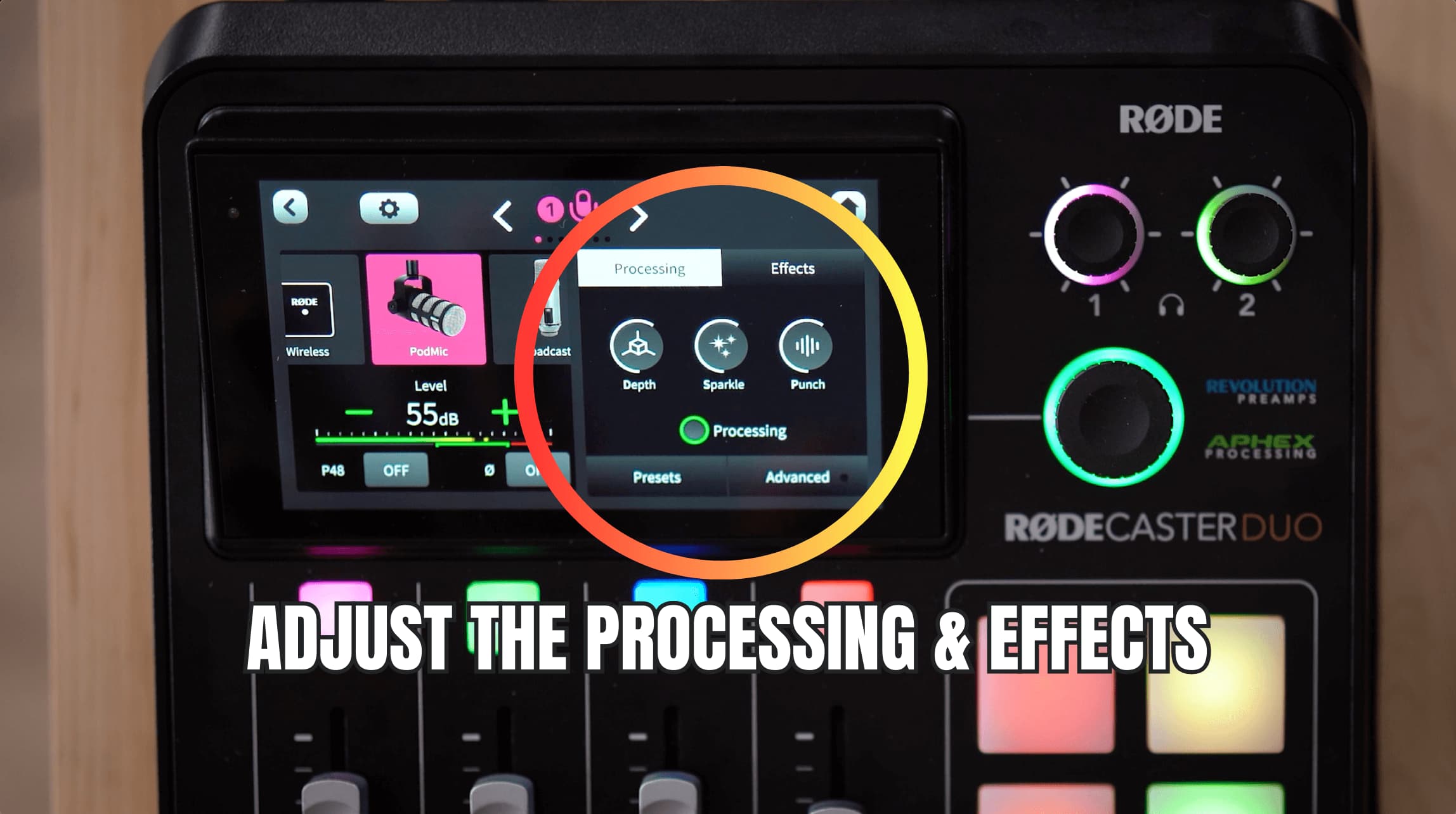How to Adjust the Recording Level on the RODECaster Duo: original studio demonstration