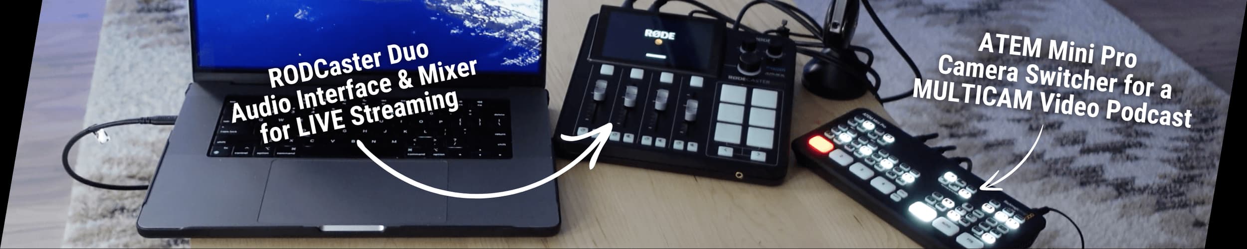 SECTION 3: How to Record and Stream AUDIO, original studio demonstration