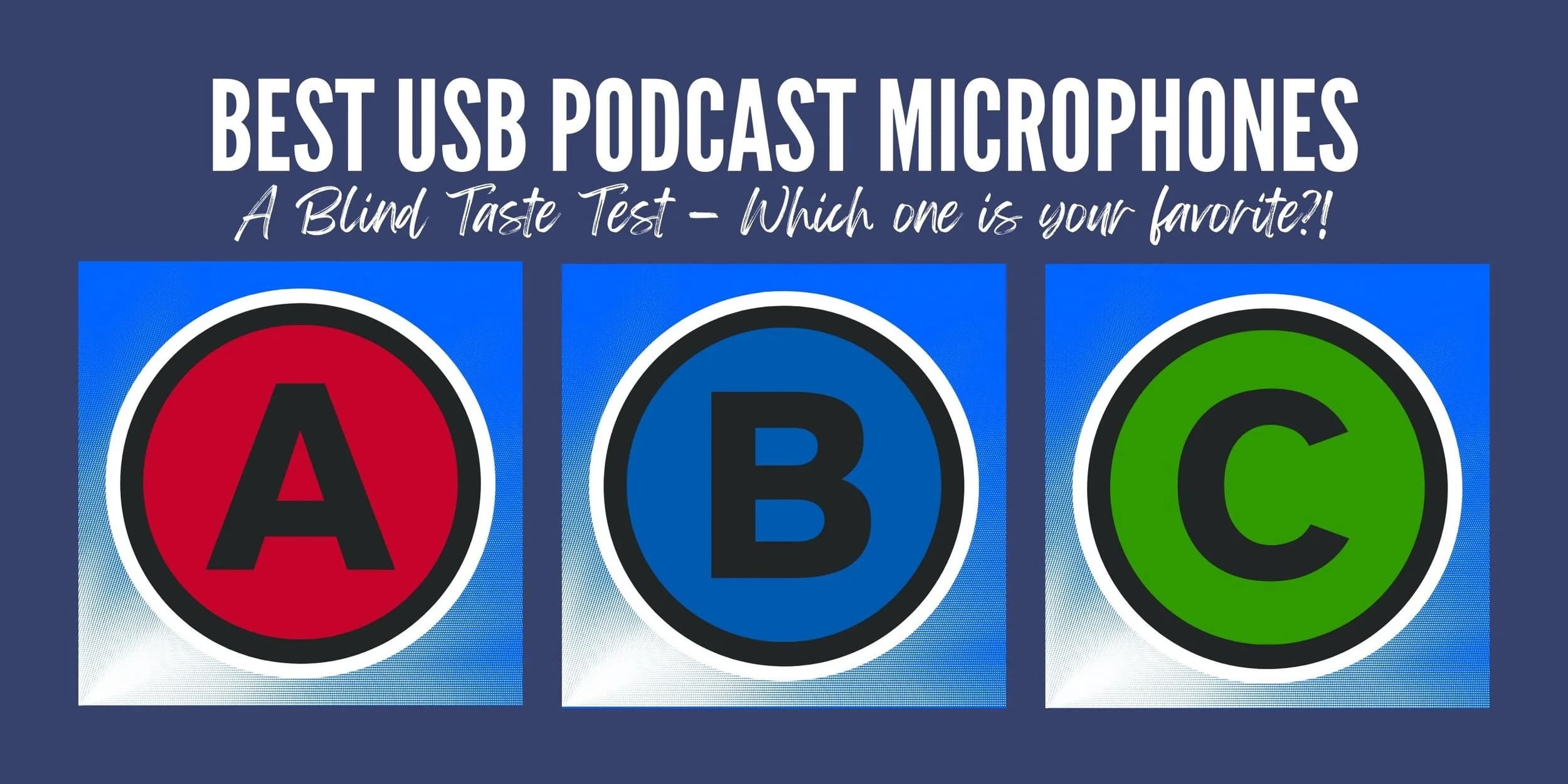 Comparing the Best 3 USB Microphones for Podcasting, original studio photograph
