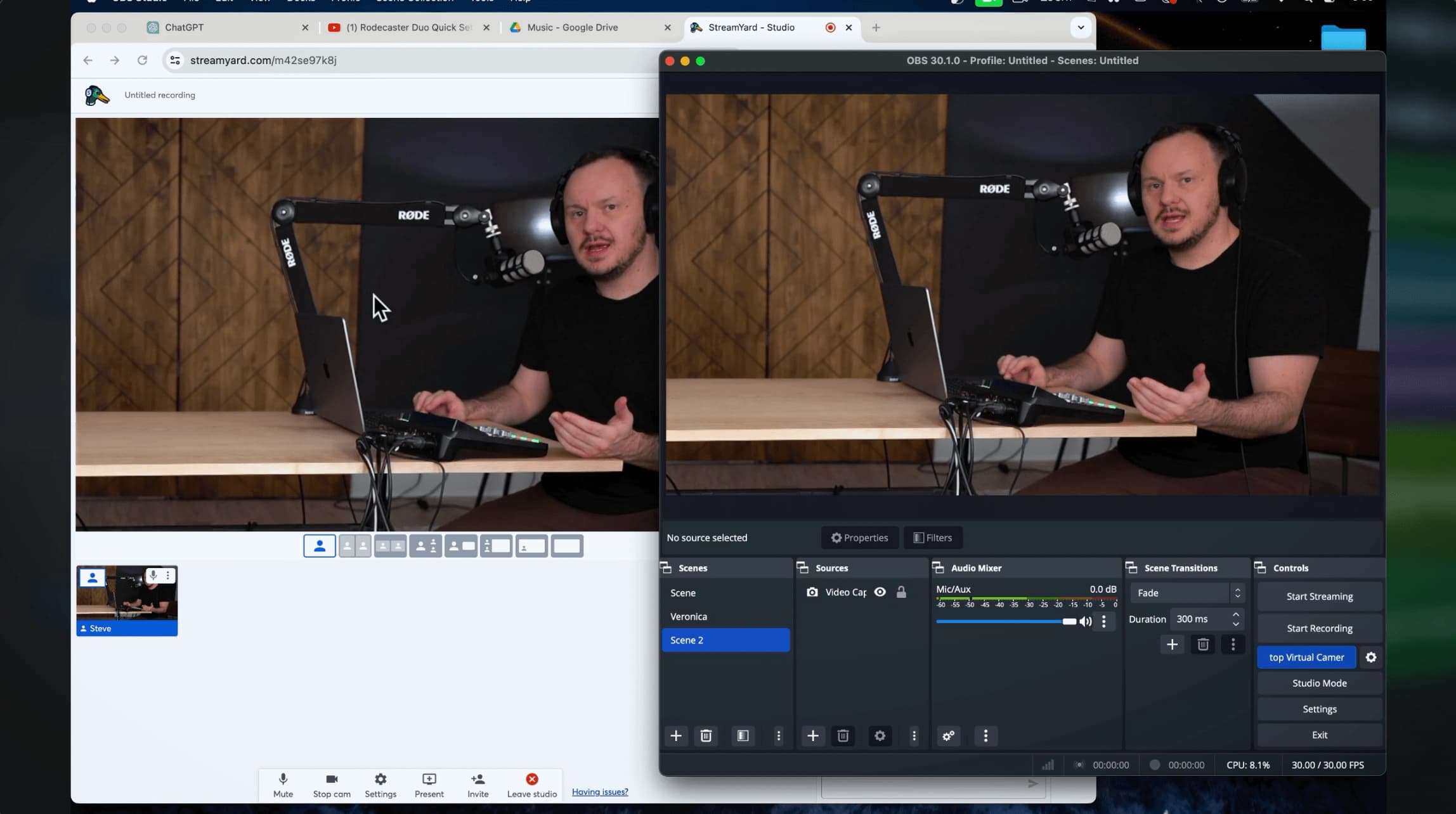 How To Set Up Streamyard In Obs, original studio demonstration