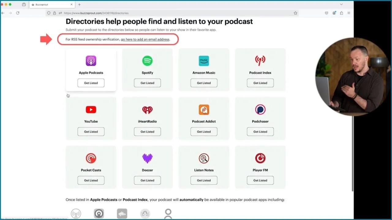 Distribute Your Podcast to the Major Podcast Players, original studio demonstration