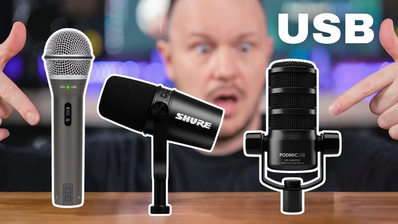 Comparing the Best 3 USB Microphones for Podcasting, original studio photograph