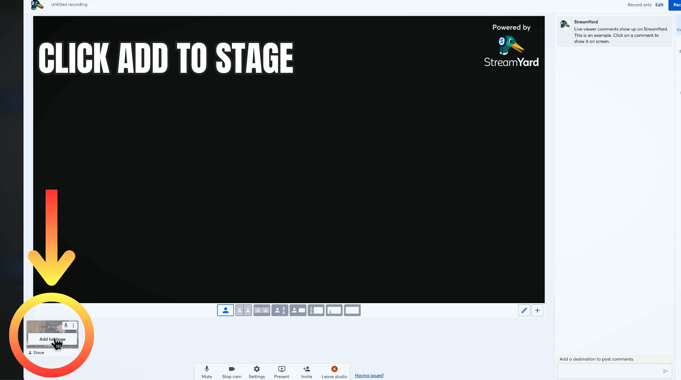 How To Set Up Streamyard In Obs, original studio demonstration