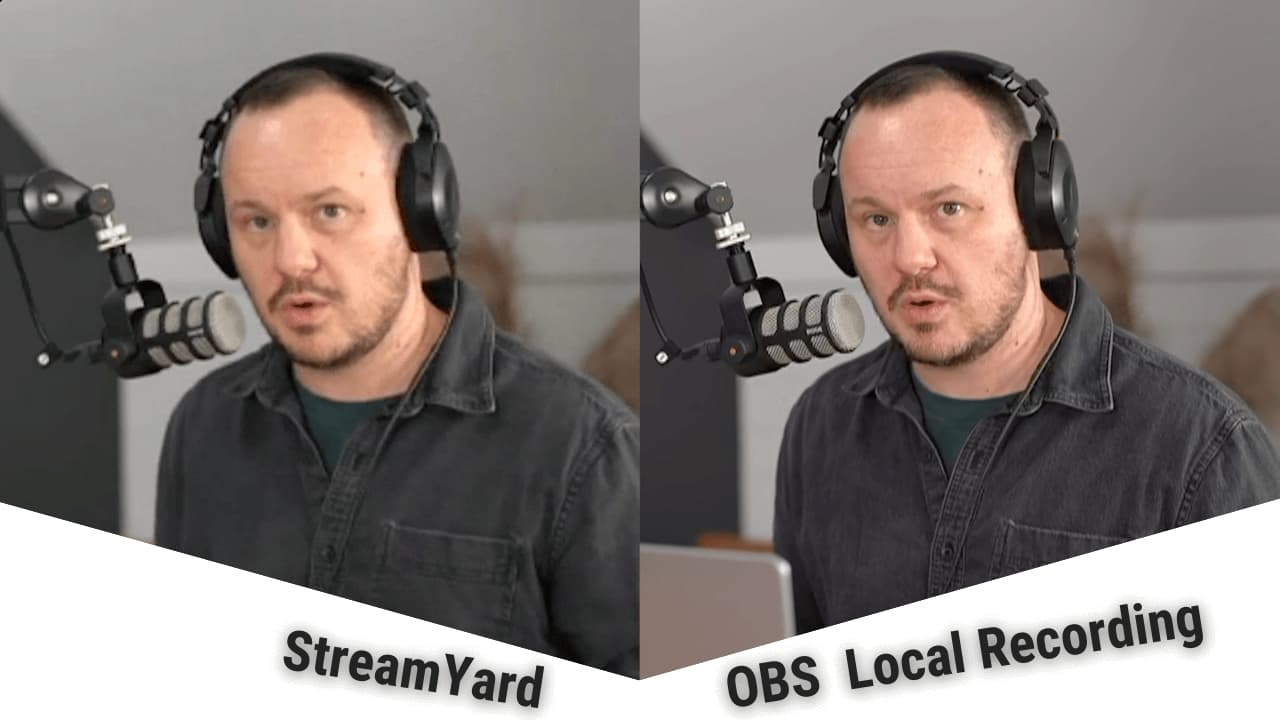 Video quality: distinguish camera capture, switched output, and local recordings, original studio demonstration