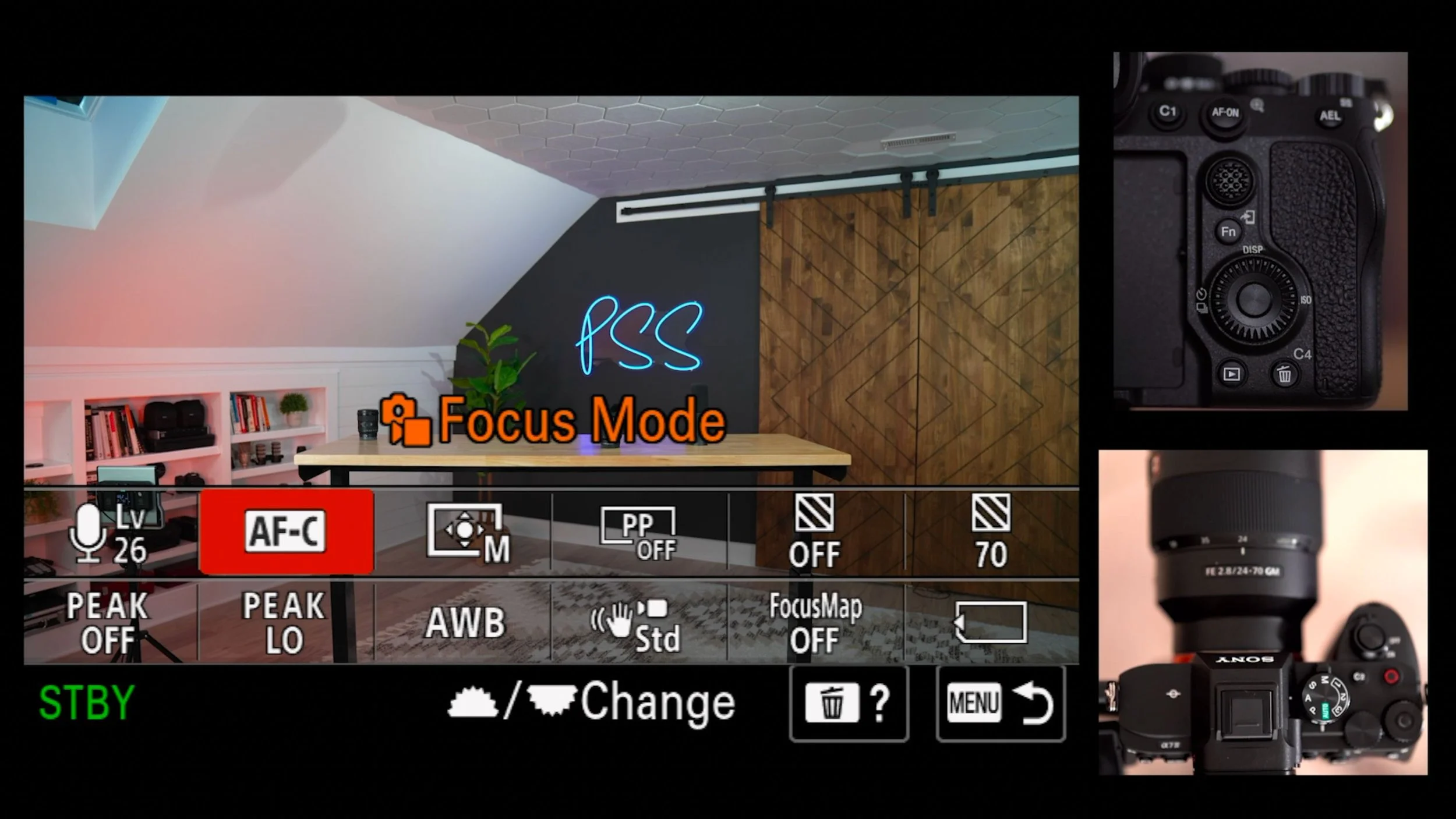 Focus Mode (AF-C), original studio demonstration