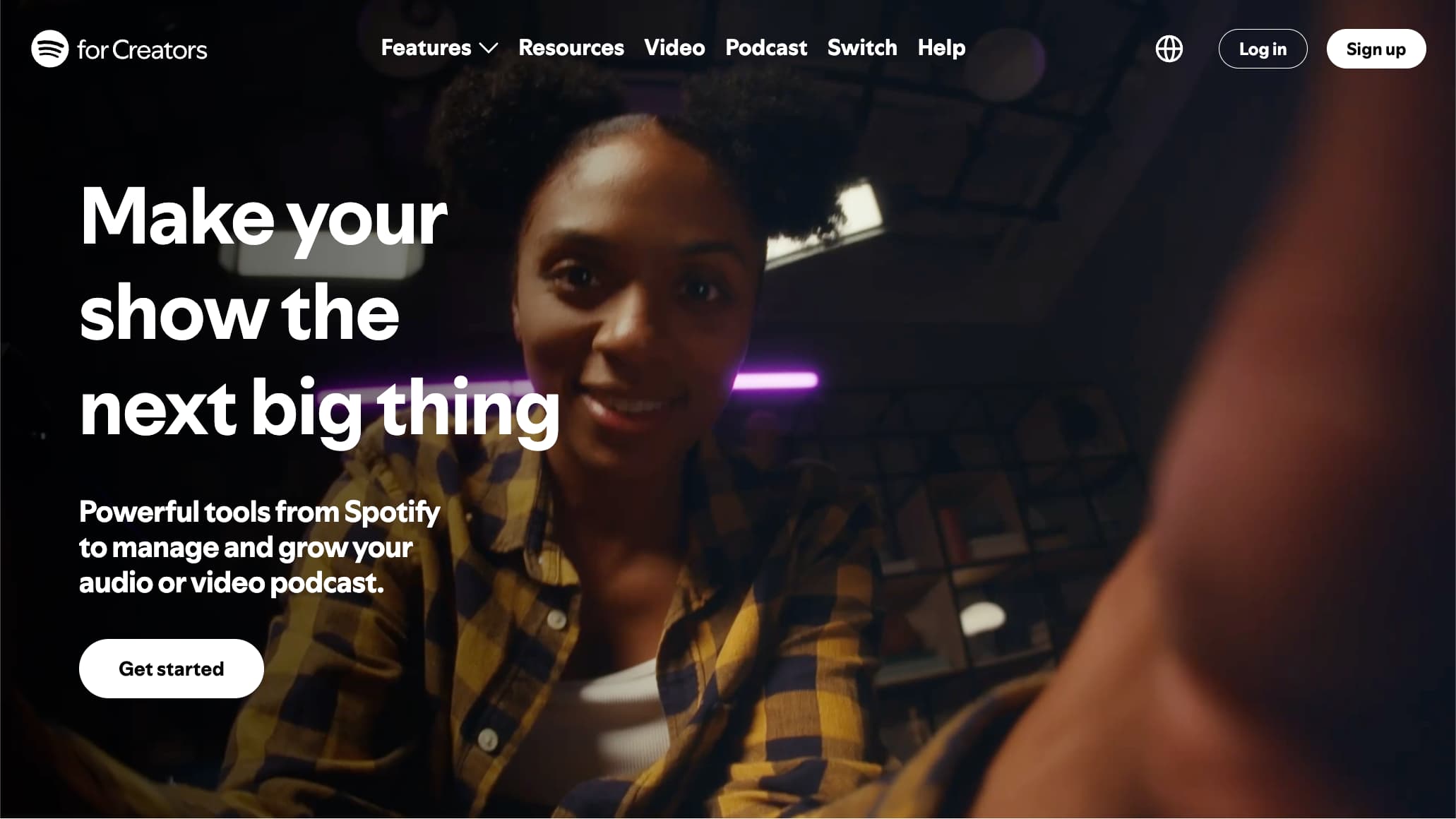 Spotify for Creators: Free Hosting + Distribution — original studio demonstration