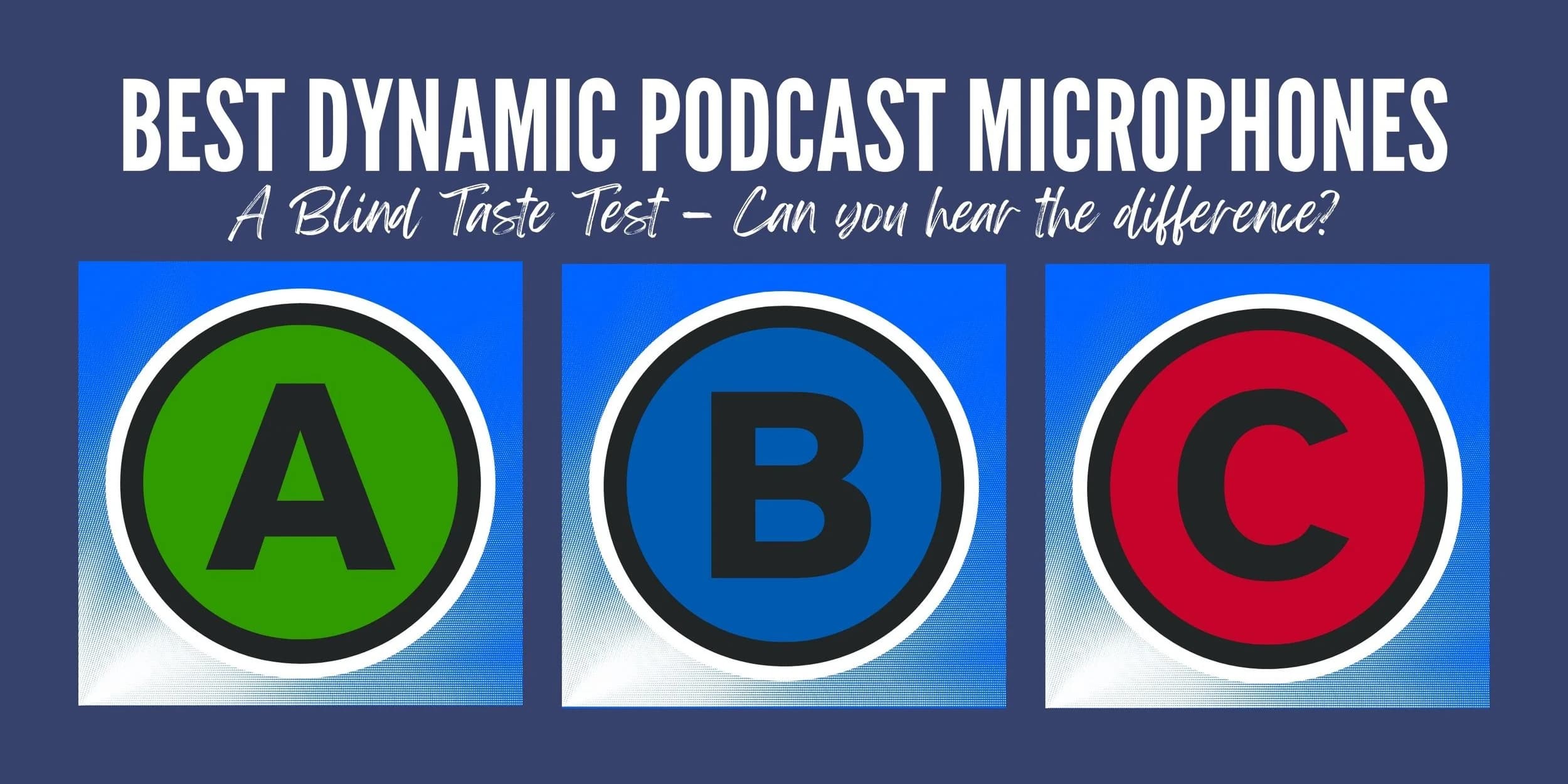 Comparing the Best 3 Dynamic Microphones for Podcasting, original studio photograph