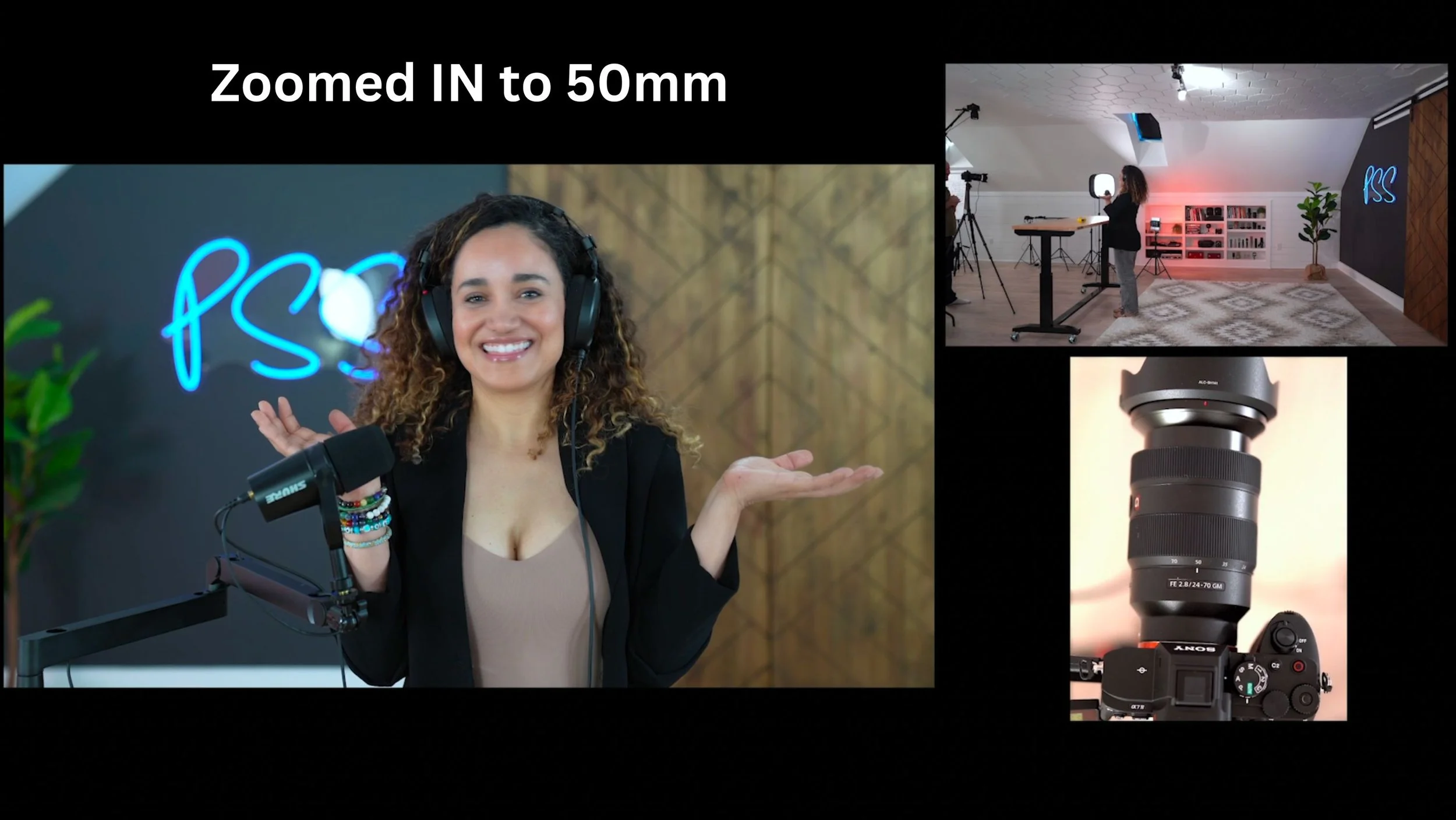 50 millimeters, original studio demonstration