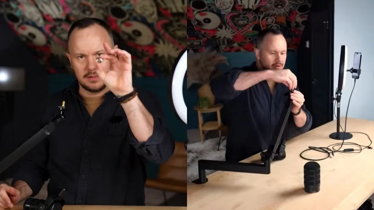 Connect the cable that matches your iPhone, original studio demonstration