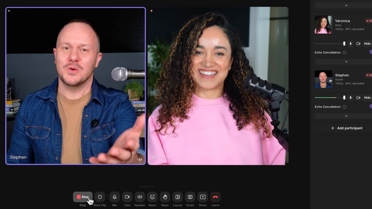 Recording Solo or Remote Video Podcasts, original studio demonstration