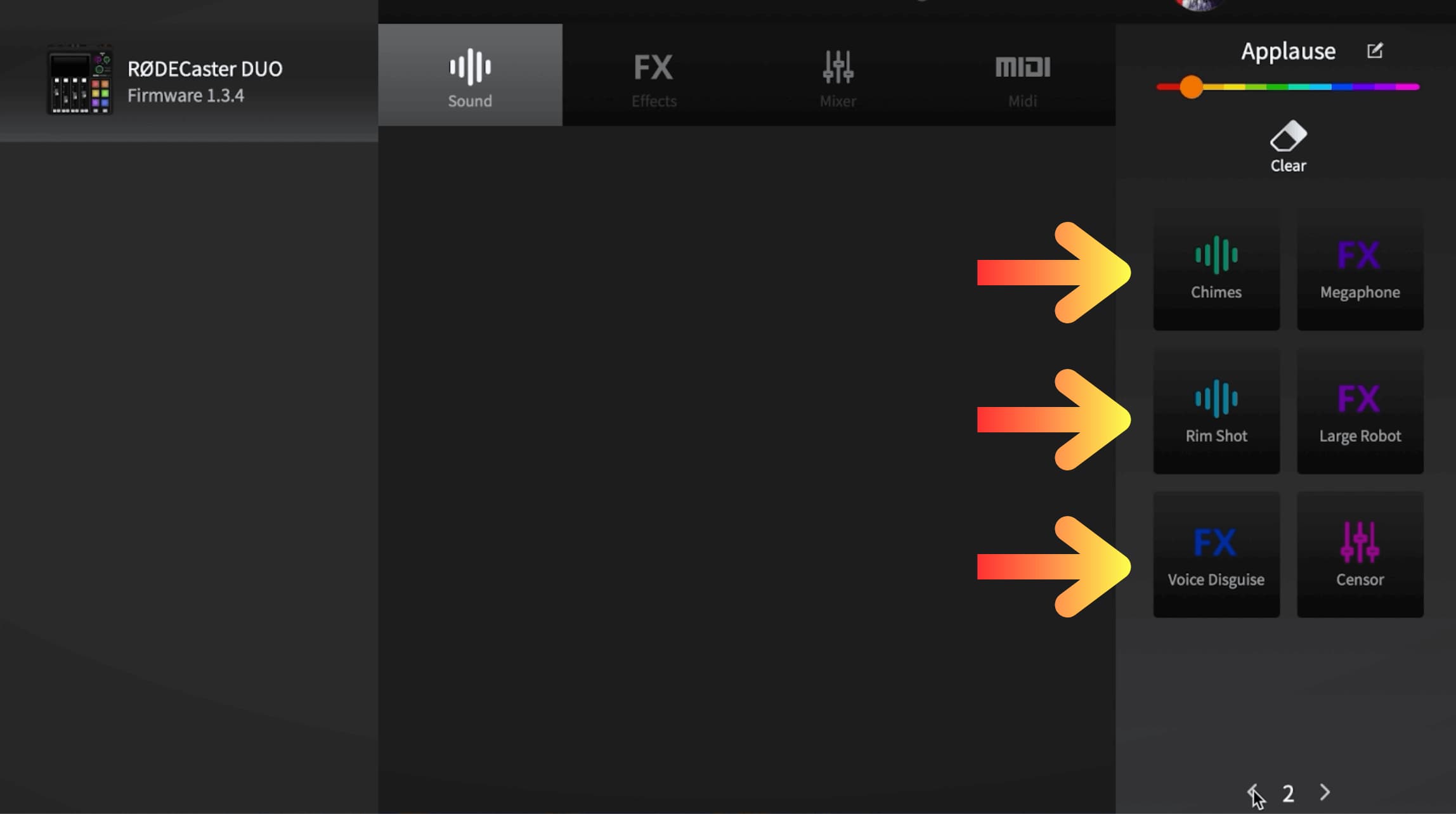 How To Add Custom Sound Effects To The Rodecaster Duo, original studio demonstration