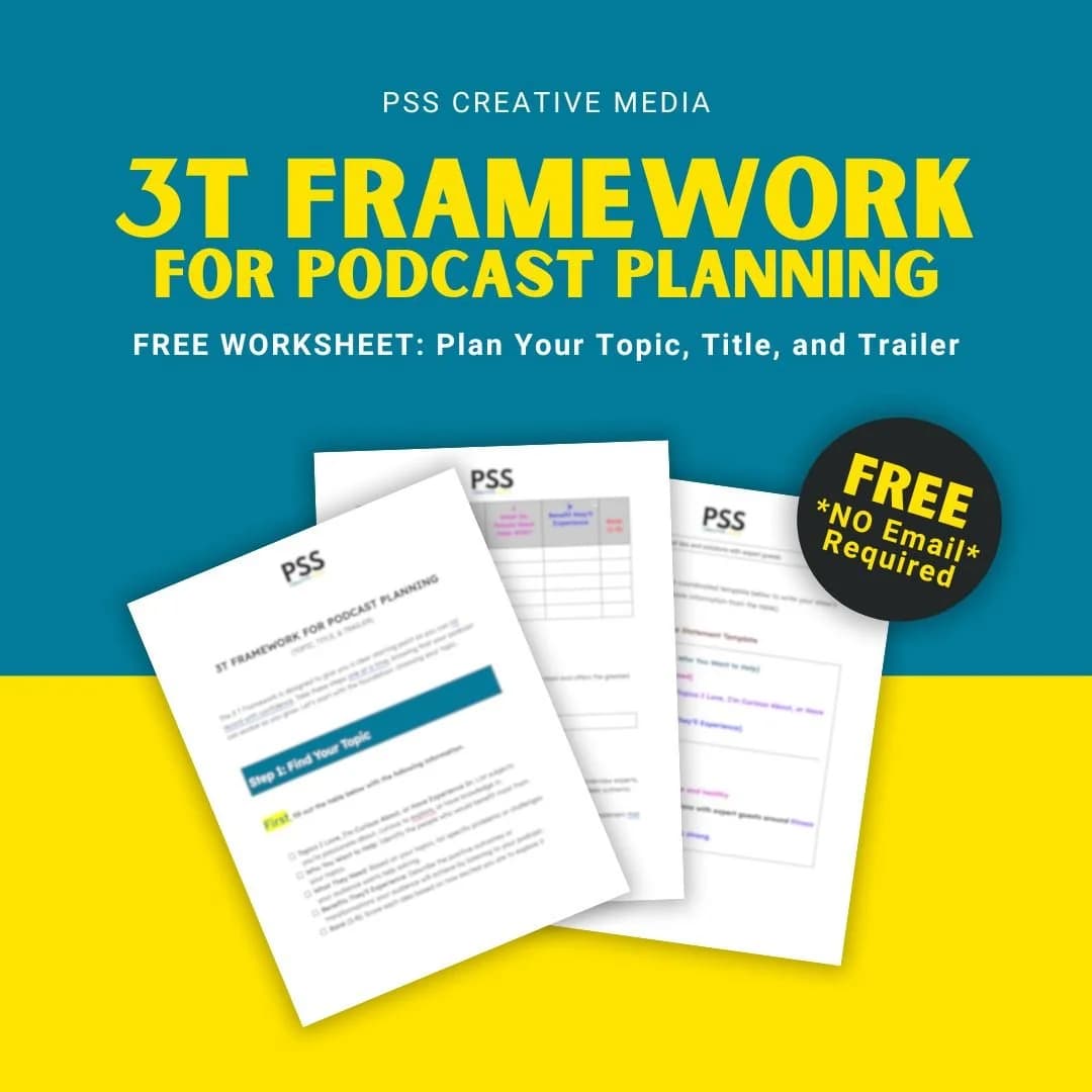 Your action plan: topic, title, trailer, original studio demonstration