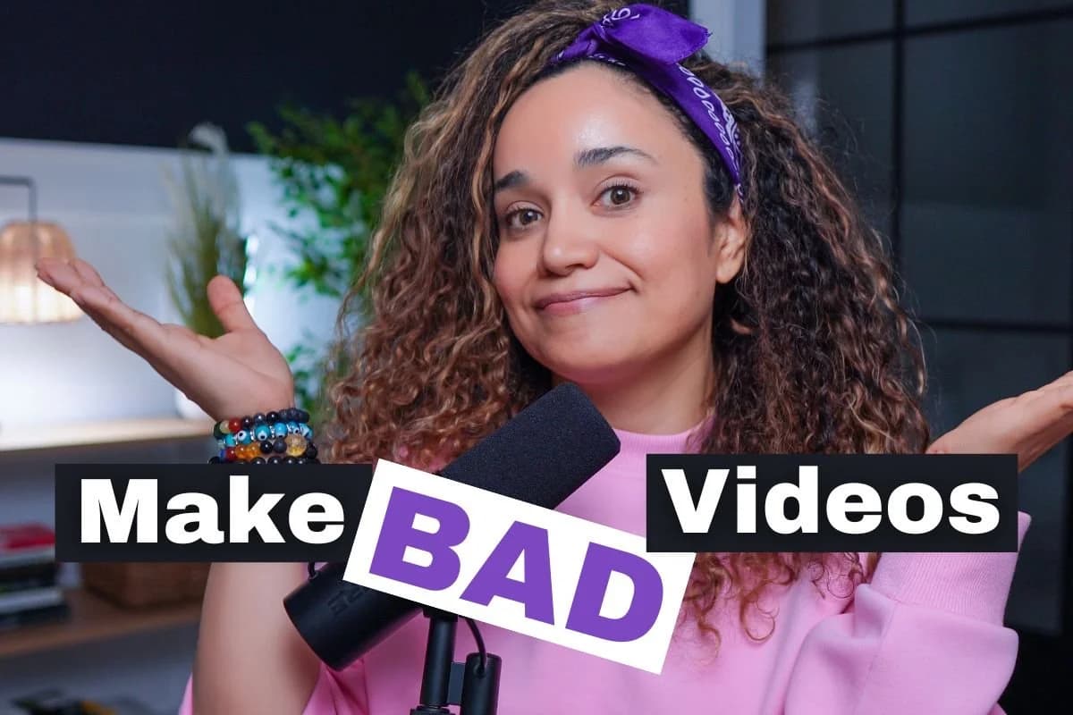 WHY Posting "Bad" Videos Will Help You Grow On YouTube