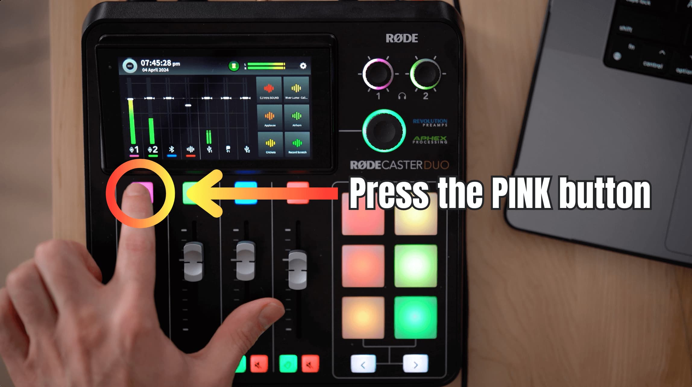 How to Adjust the Recording Level on the RODECaster Duo: original studio demonstration