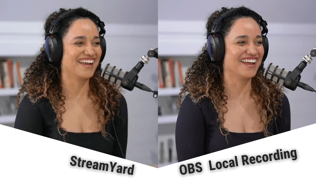 Video quality: distinguish camera capture, switched output, and local recordings, original studio demonstration