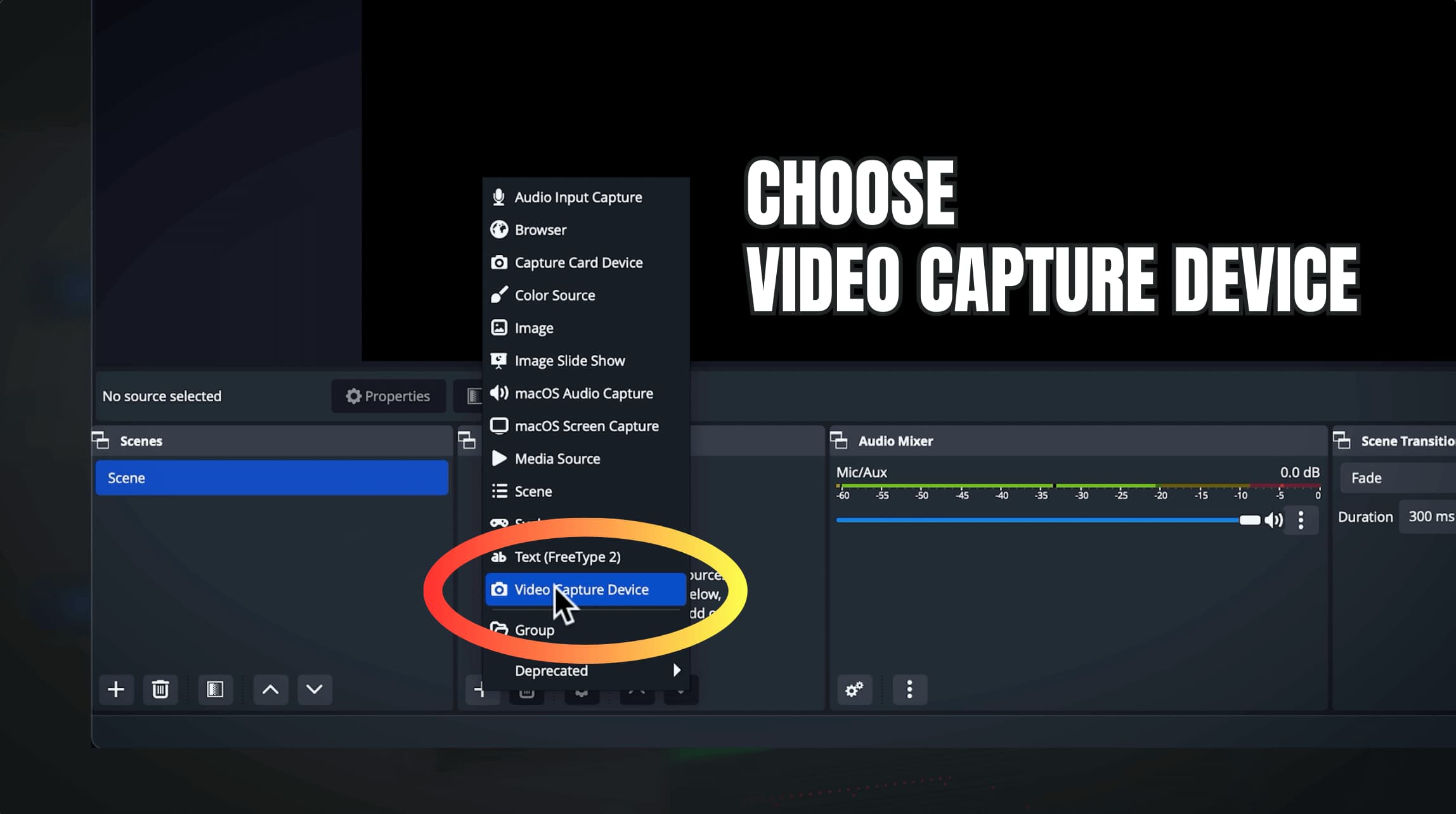 Let’s Get Scene #1 Set Up in OBS, Wide Angle: original studio demonstration