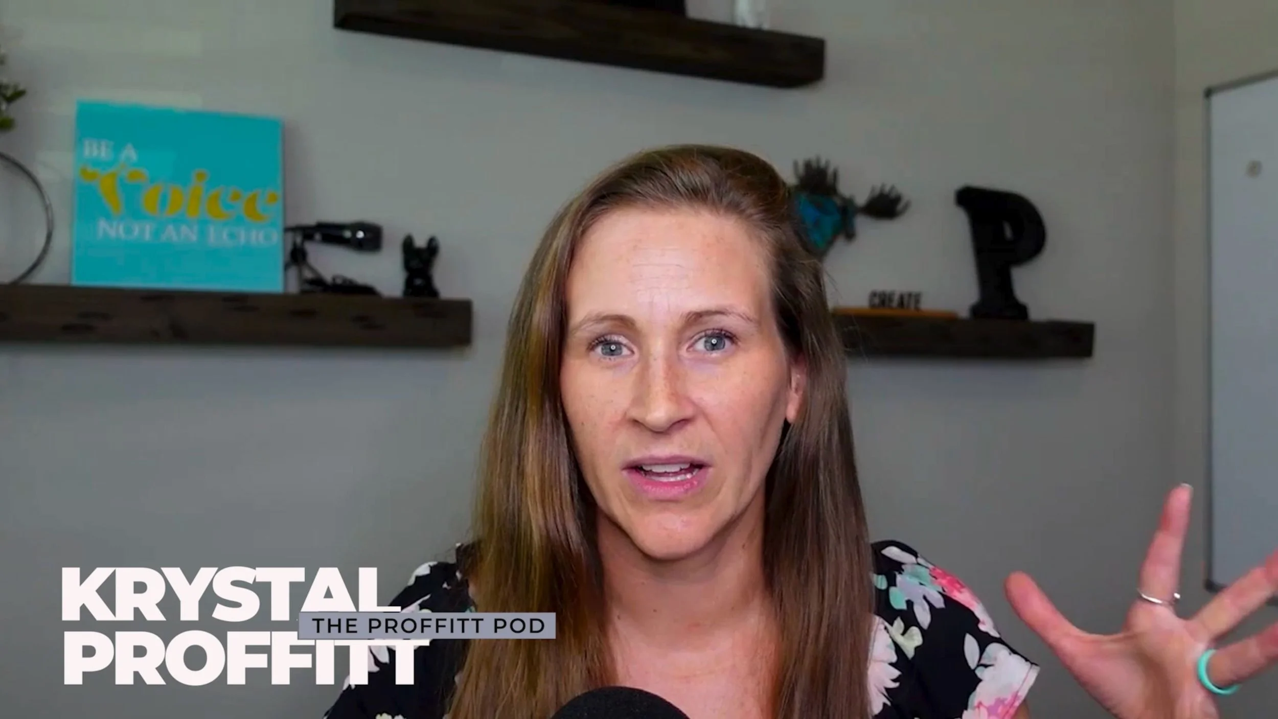 Krystal Proffitt, The Proffitt Pod, original studio demonstration