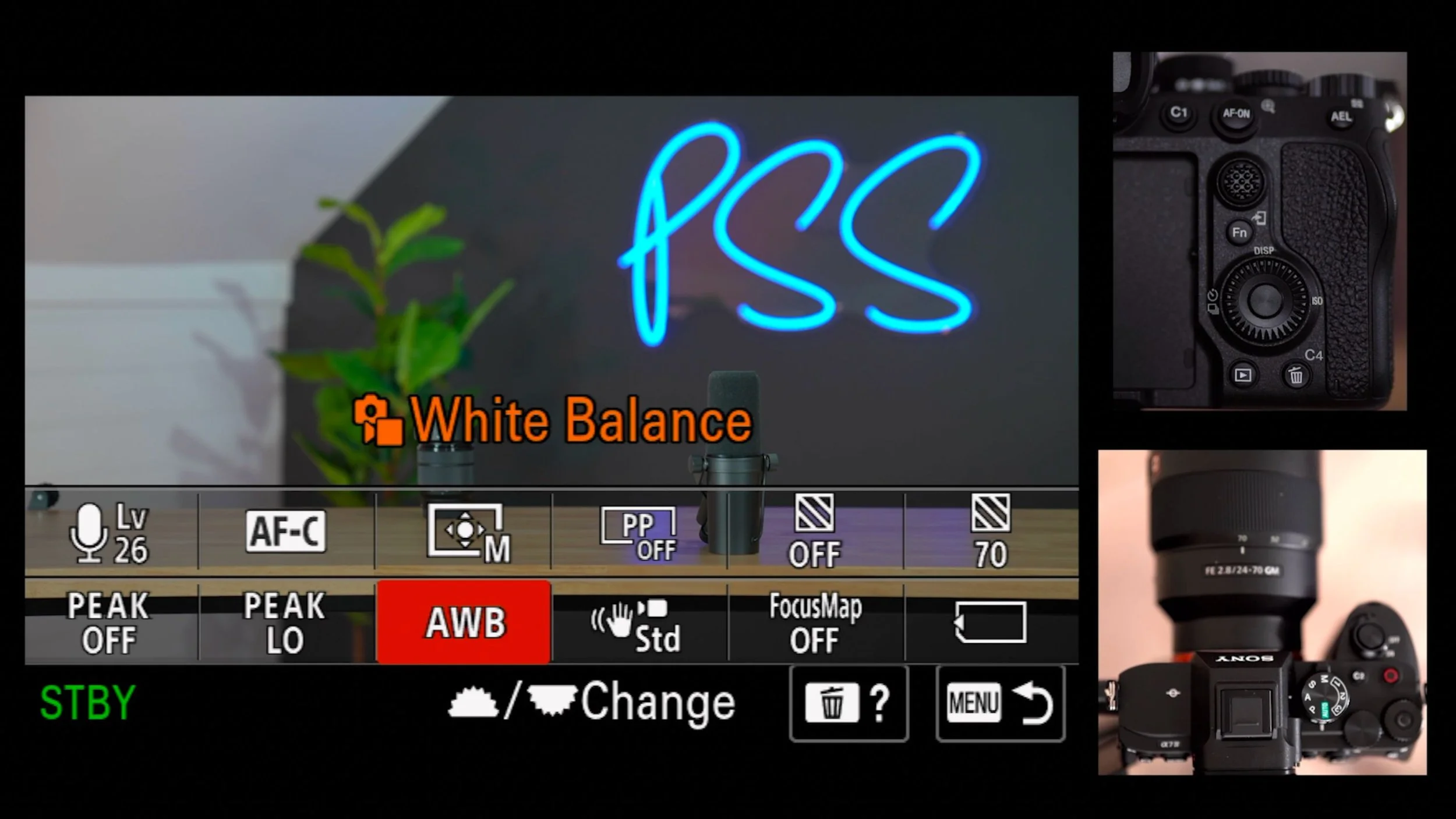 White Balance (AWB), original studio demonstration