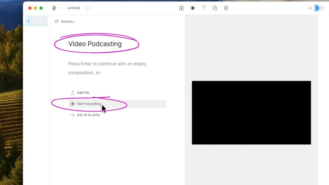 How To Use Descript To Record Your Video Podcast, original studio demonstration
