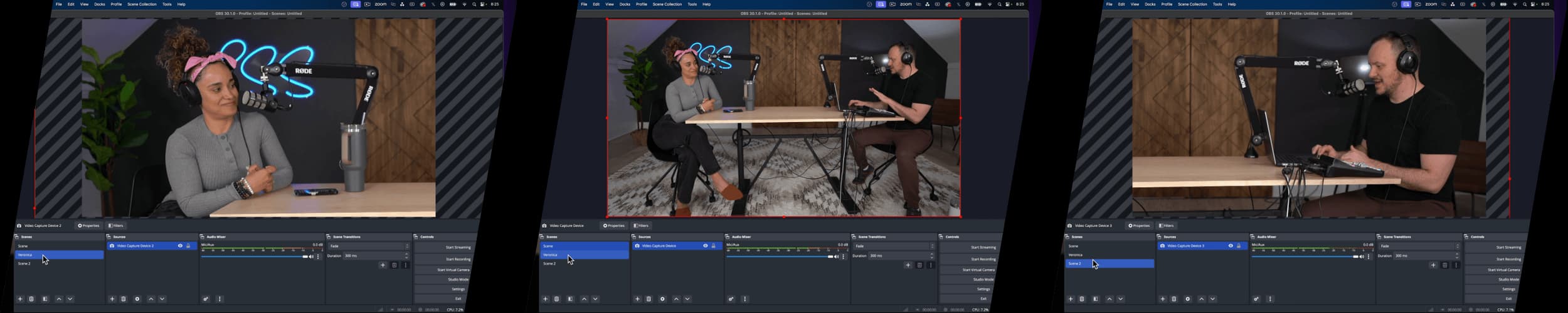 What software will help you record high-quality footage? original studio demonstration