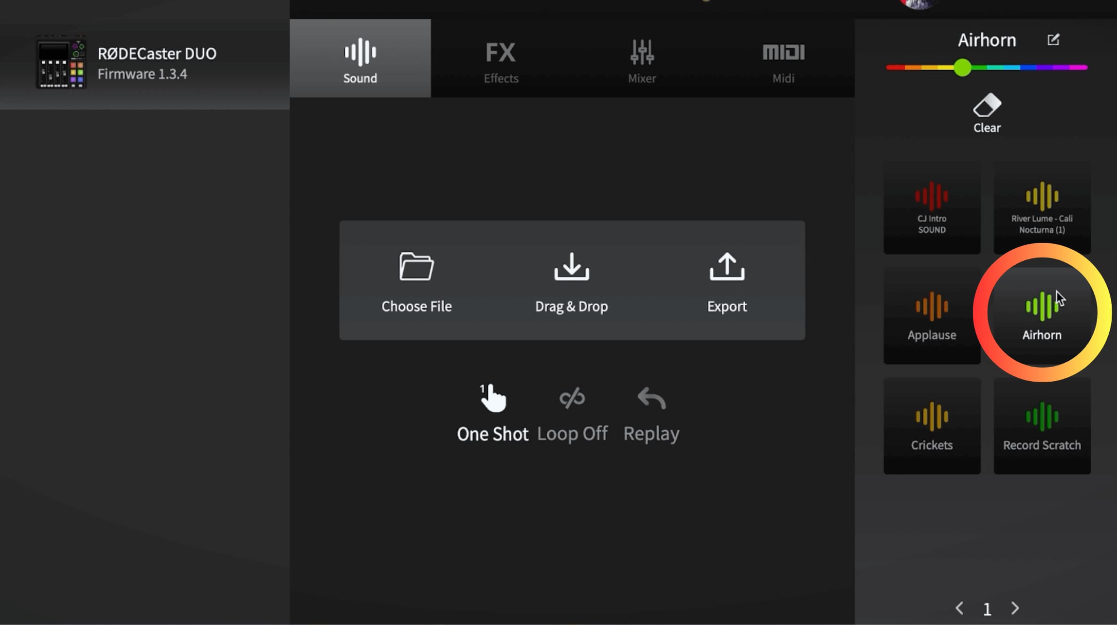 How To Add Custom Sound Effects To The Rodecaster Duo, original studio demonstration