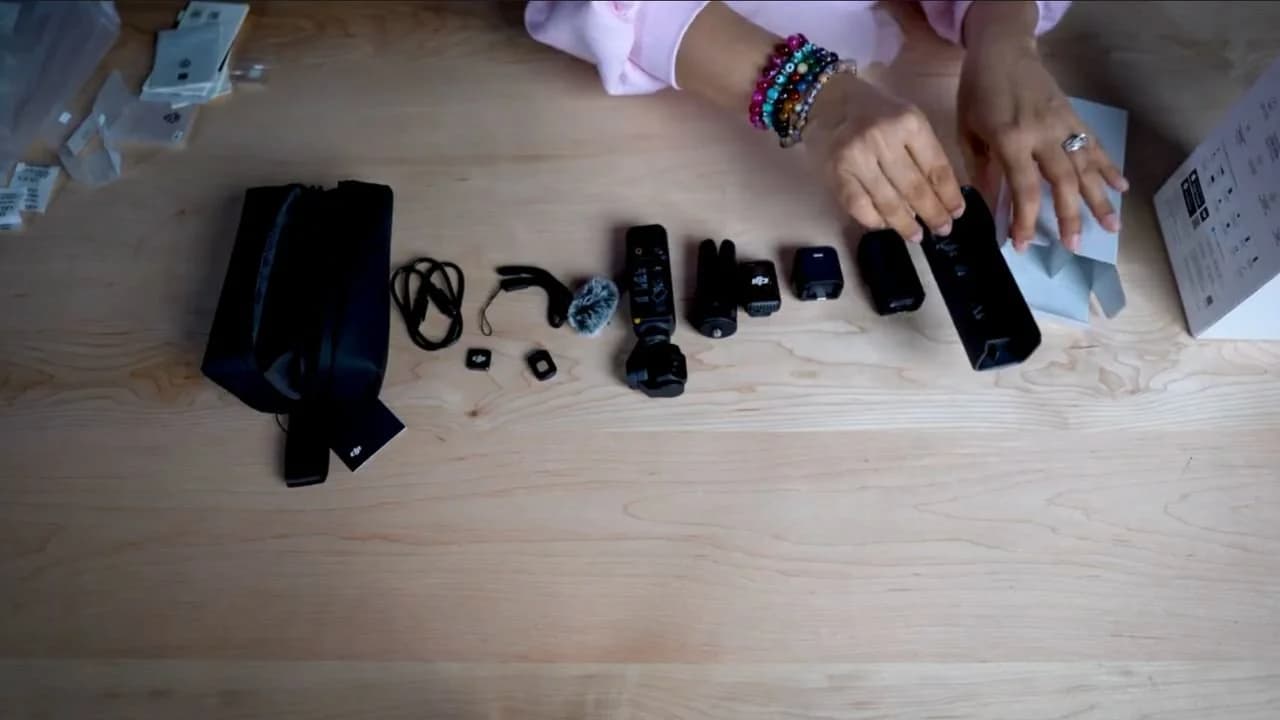 Unboxing the DJI Osmo Pocket 3 Creator Combo, What’s Included, original studio demonstration
