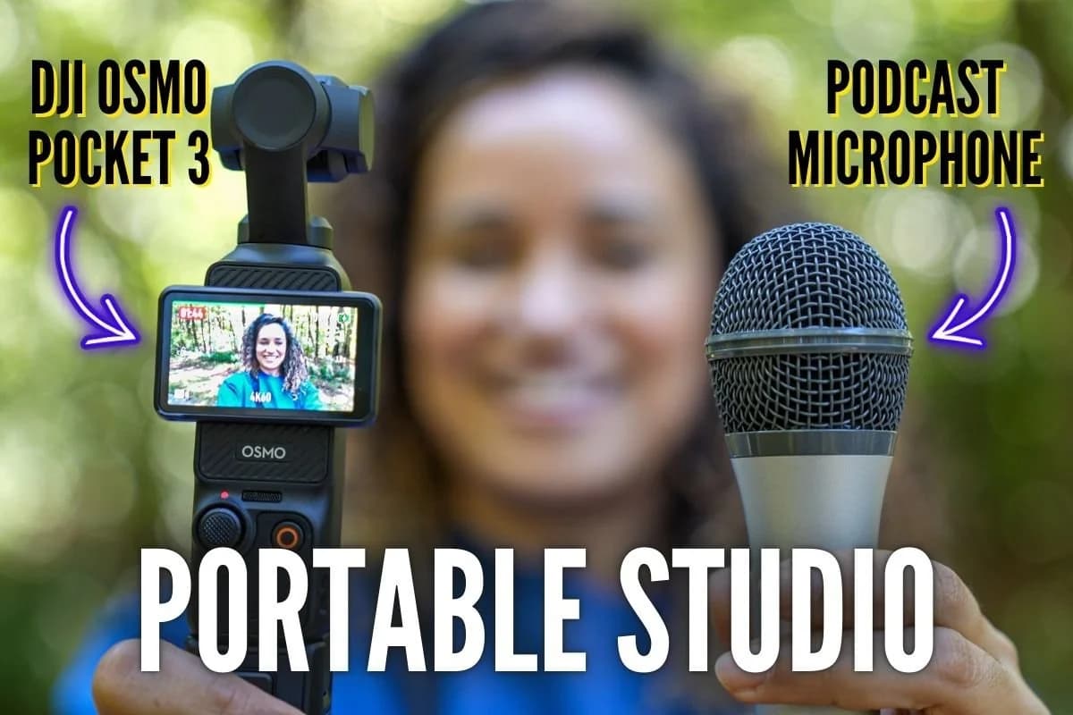 The DJI Osmo Pocket 3 Camera, Easily Record a Video Podcast While Traveling