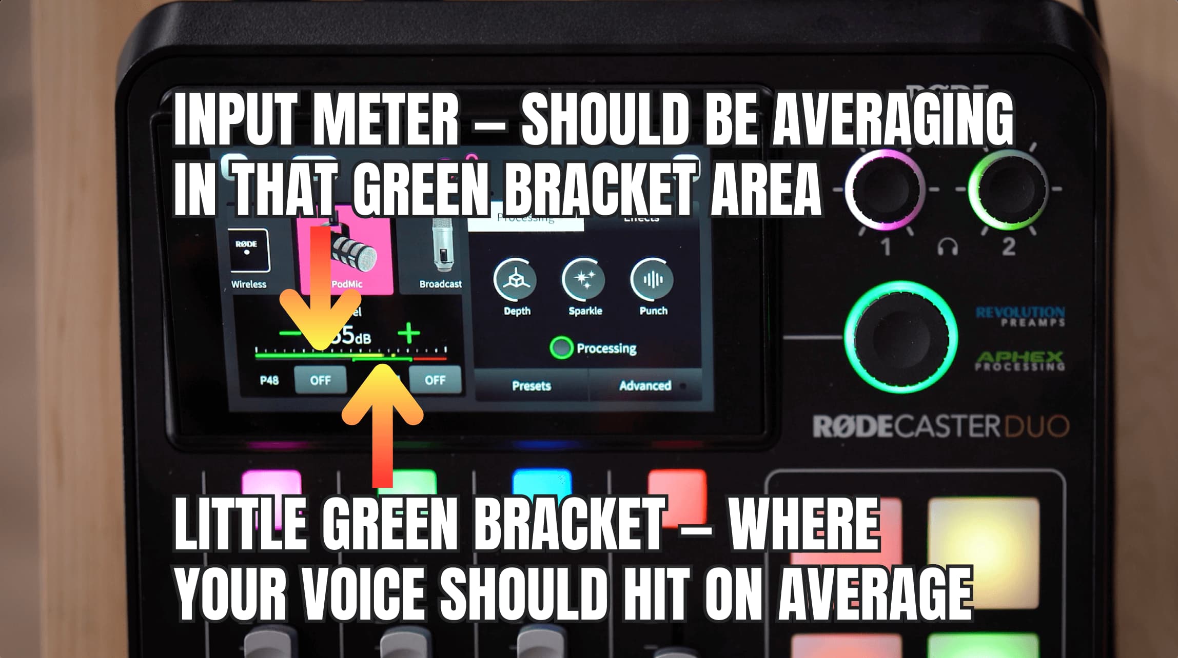 How to Adjust the Recording Level on the RODECaster Duo: original studio demonstration