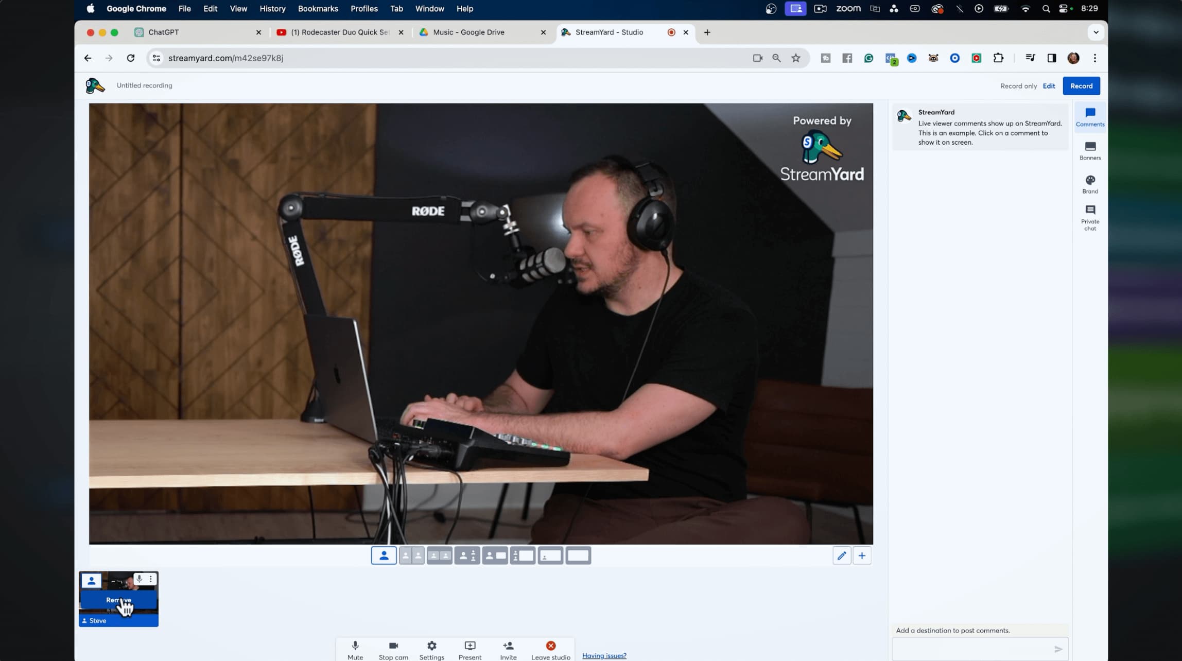 How To Set Up Streamyard In Obs, original studio demonstration