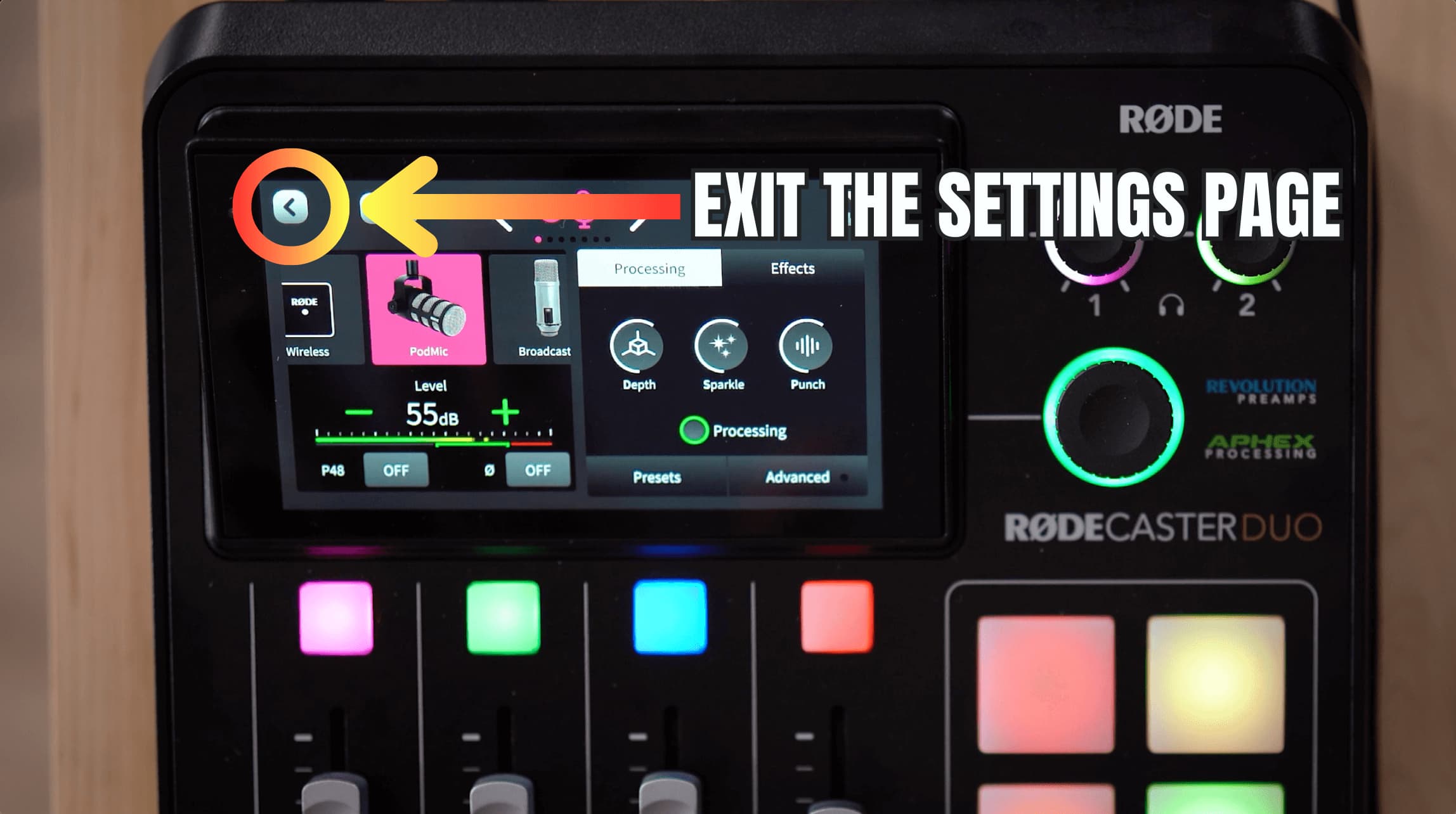 How to Adjust the Recording Level on the RODECaster Duo: original studio demonstration