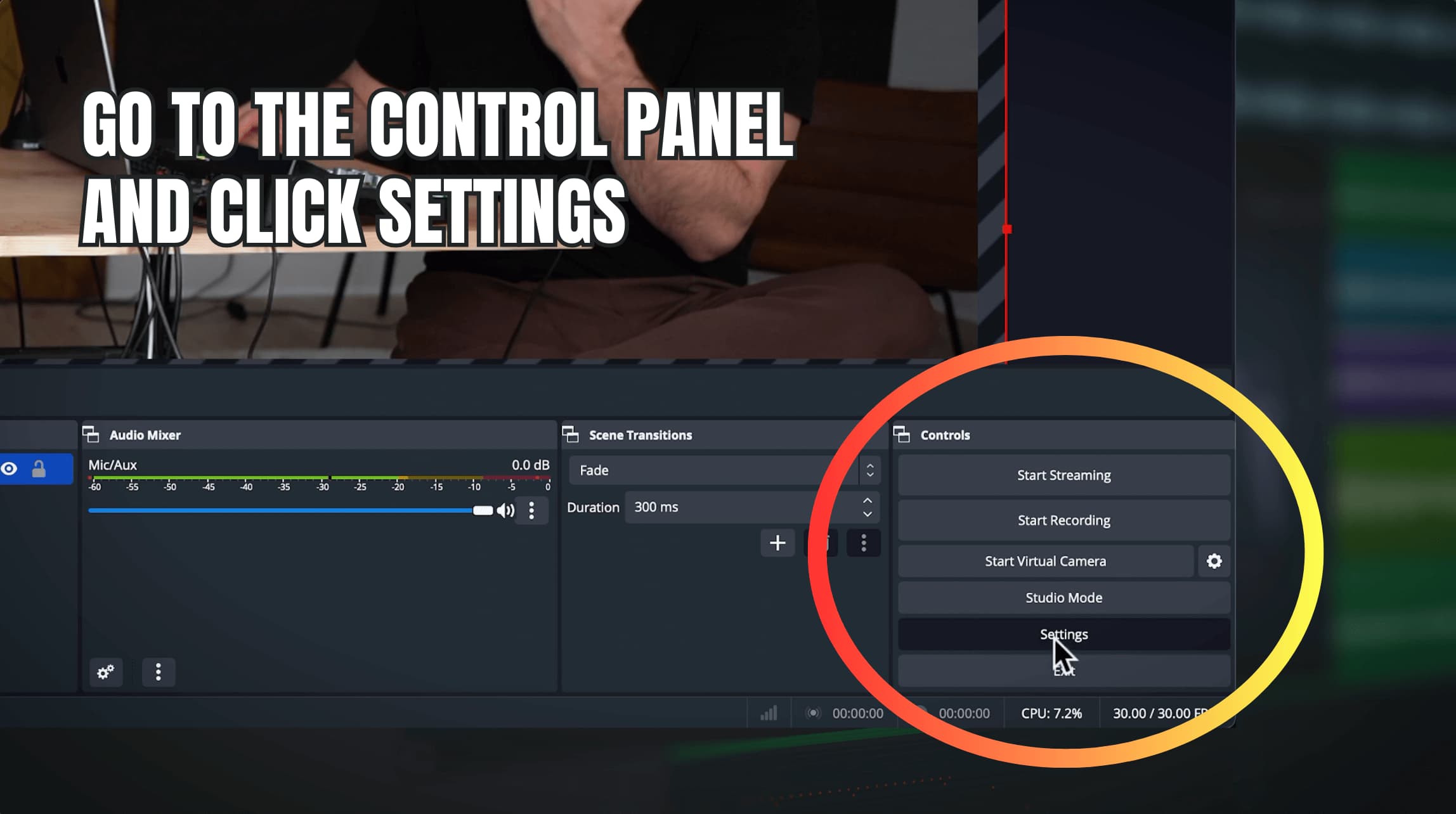 Let’s Finish Setting Up OBS: original studio demonstration