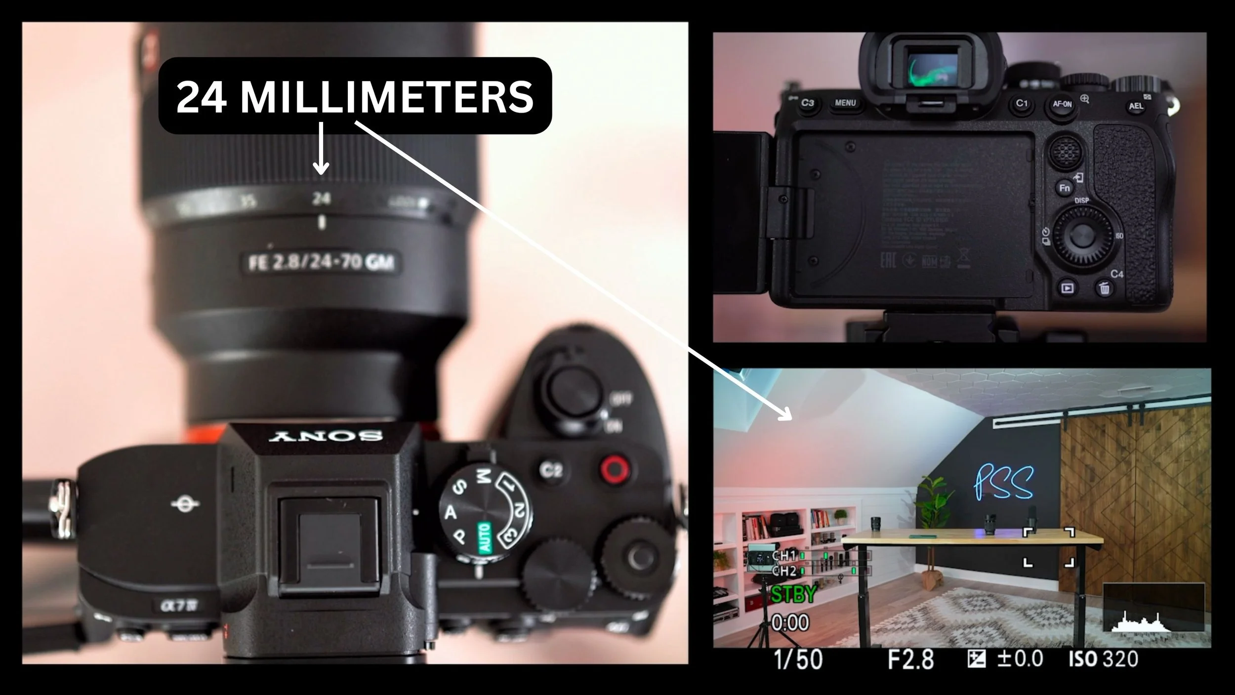 1, Camera Buttons: Sony A7 Mark IV, original studio demonstration