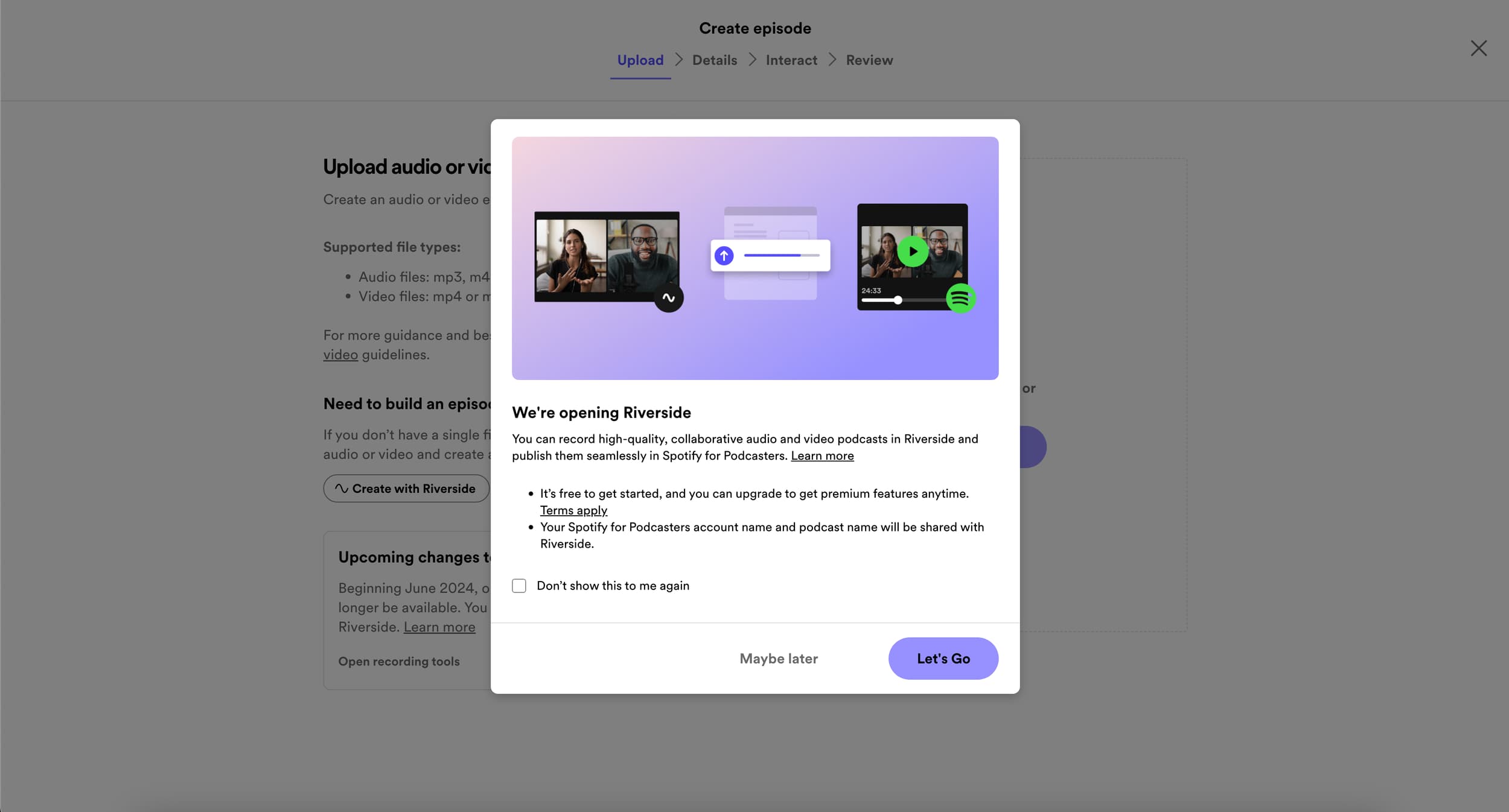 8. Select an Audio File to Upload, original studio demonstration