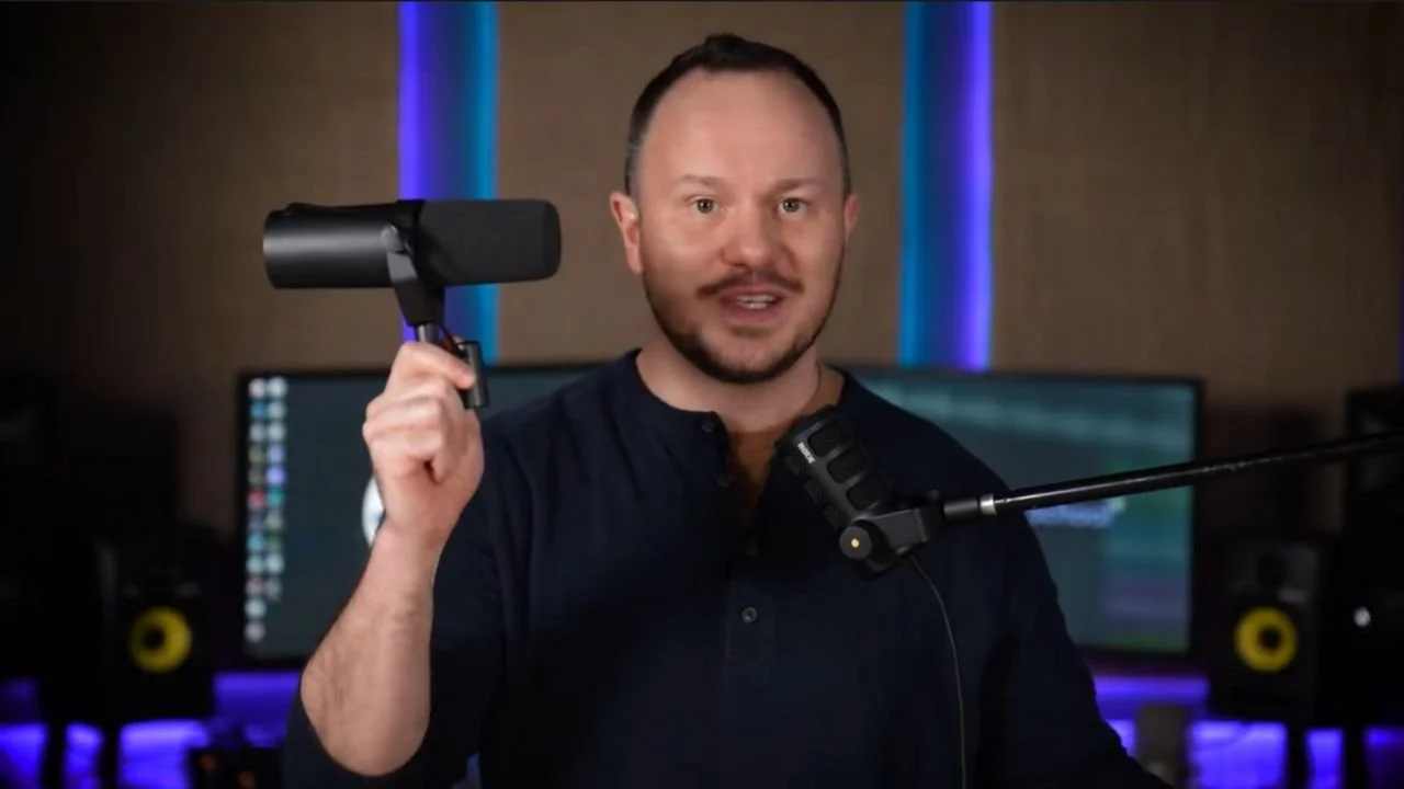 1 Shure Sm7B, original studio demonstration