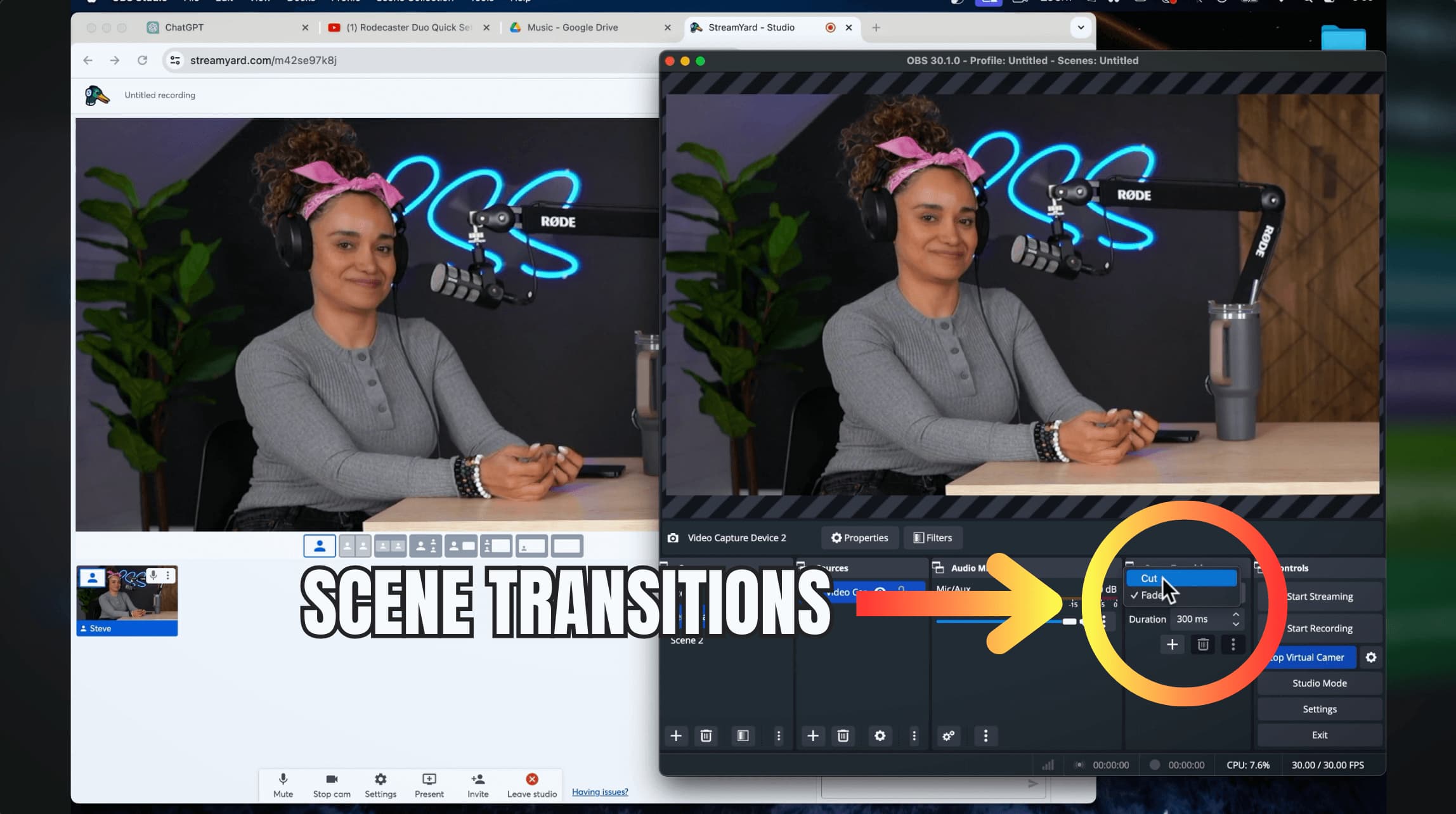How To Set Up Streamyard In Obs, original studio demonstration