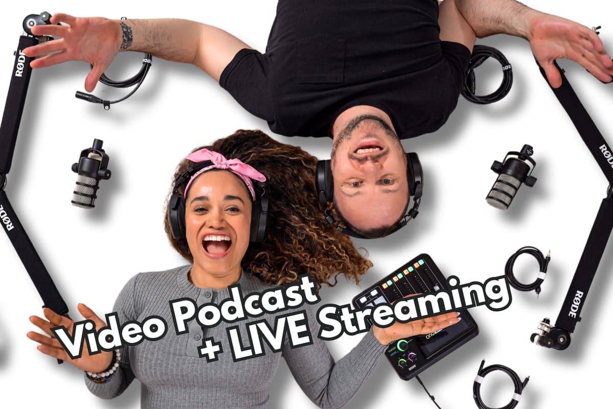 2-Person Video Podcast and Live Stream Setup - Ultimate Guide for BEGINNERS