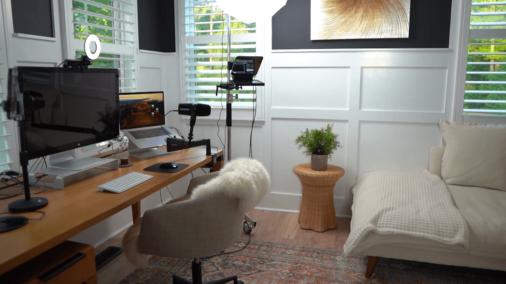 Build My Video Podcast Studio and Multipurpose Content Office with Me, original studio photograph