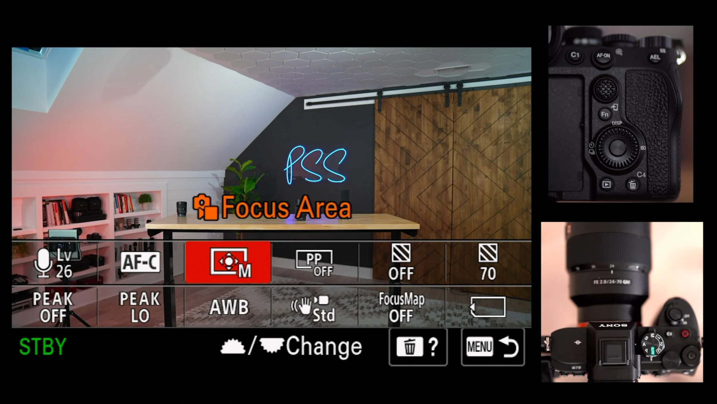 Focus Area (M), original studio demonstration