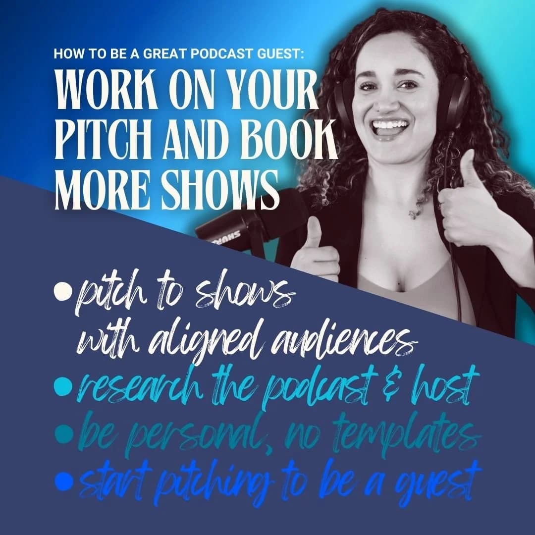 Part 1: Craft A Successful Podcast Guest Pitch (Work On Your Pitch), original studio demonstration