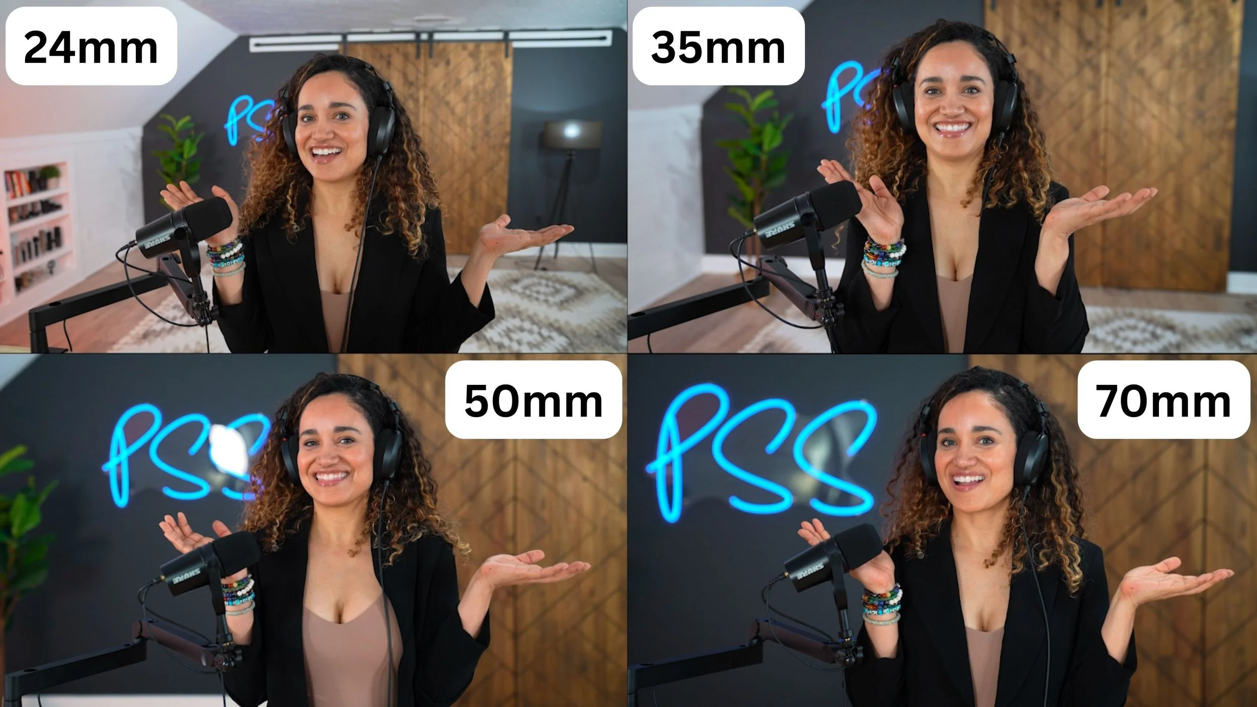 2, Sony FE 24-70mm f/2.8 GM Lens: 24mm vs. 35mm vs. 50mm vs. 70mm, original studio demonstration